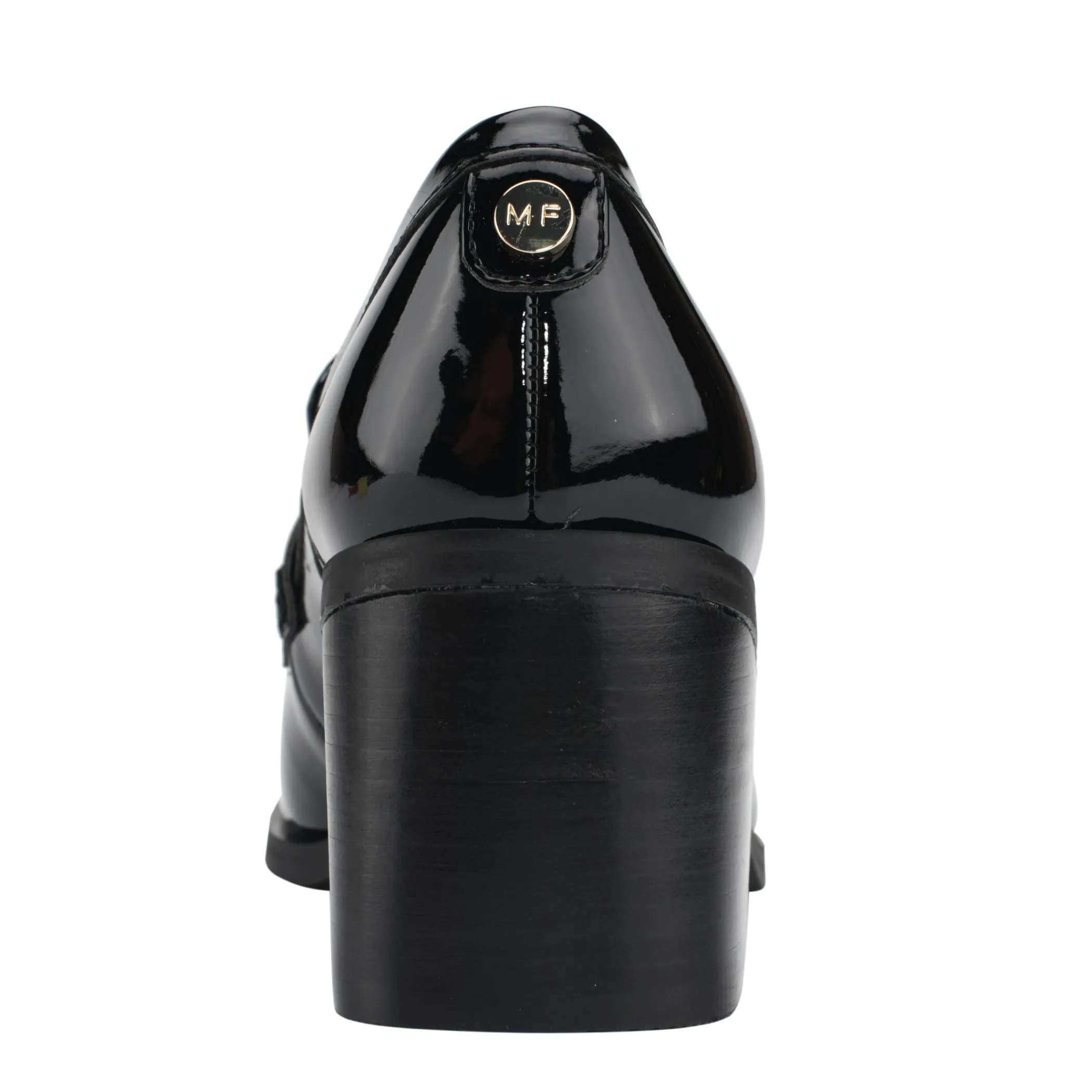 Discount Marc Fisher Kchris Heeled Loafer Black Patent