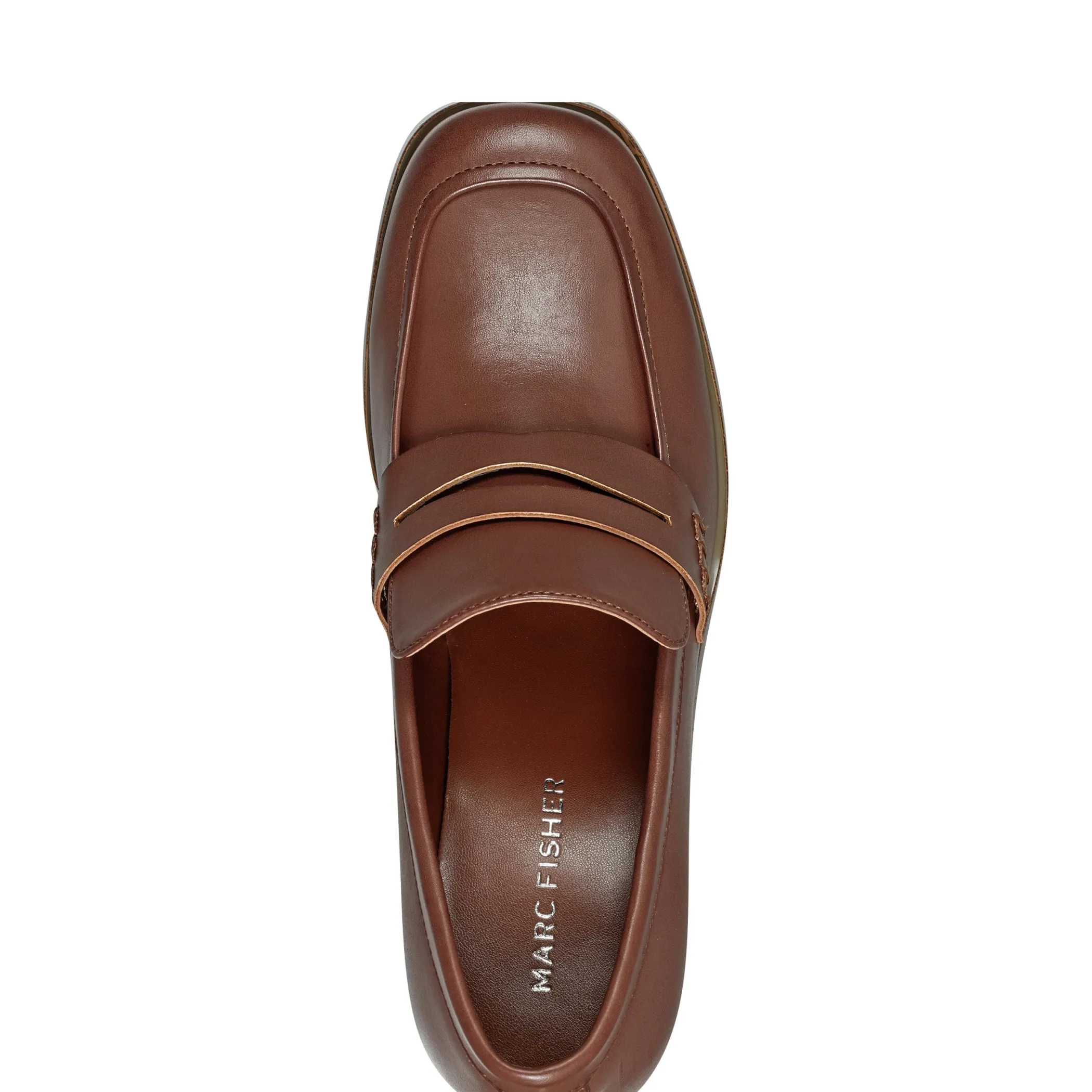 Fashion Marc Fisher Kchris Heeled Loafer Dark Natural