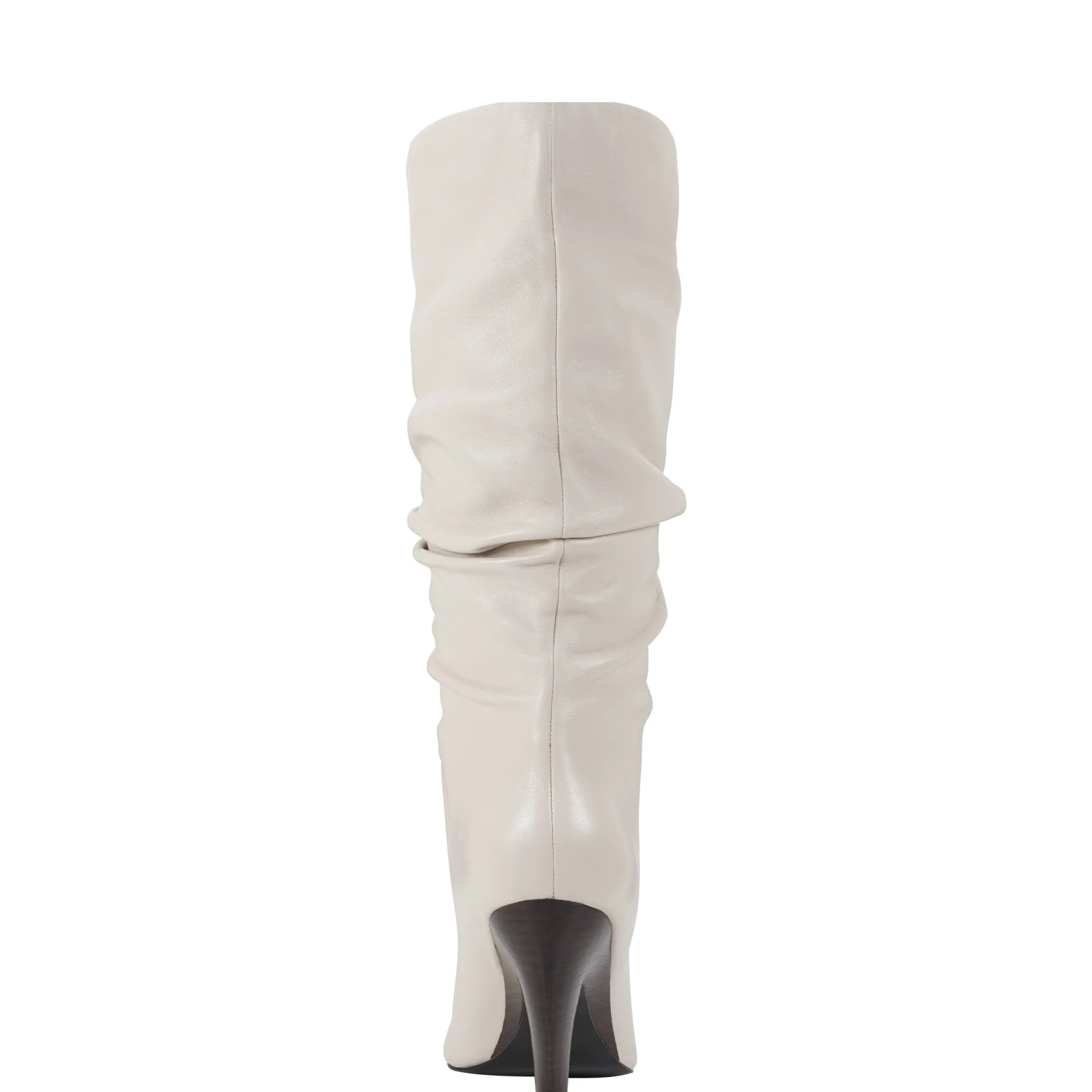 Best Sale Marc Fisher Krista Stiletto Slouchy Dress Boot Chic Cream