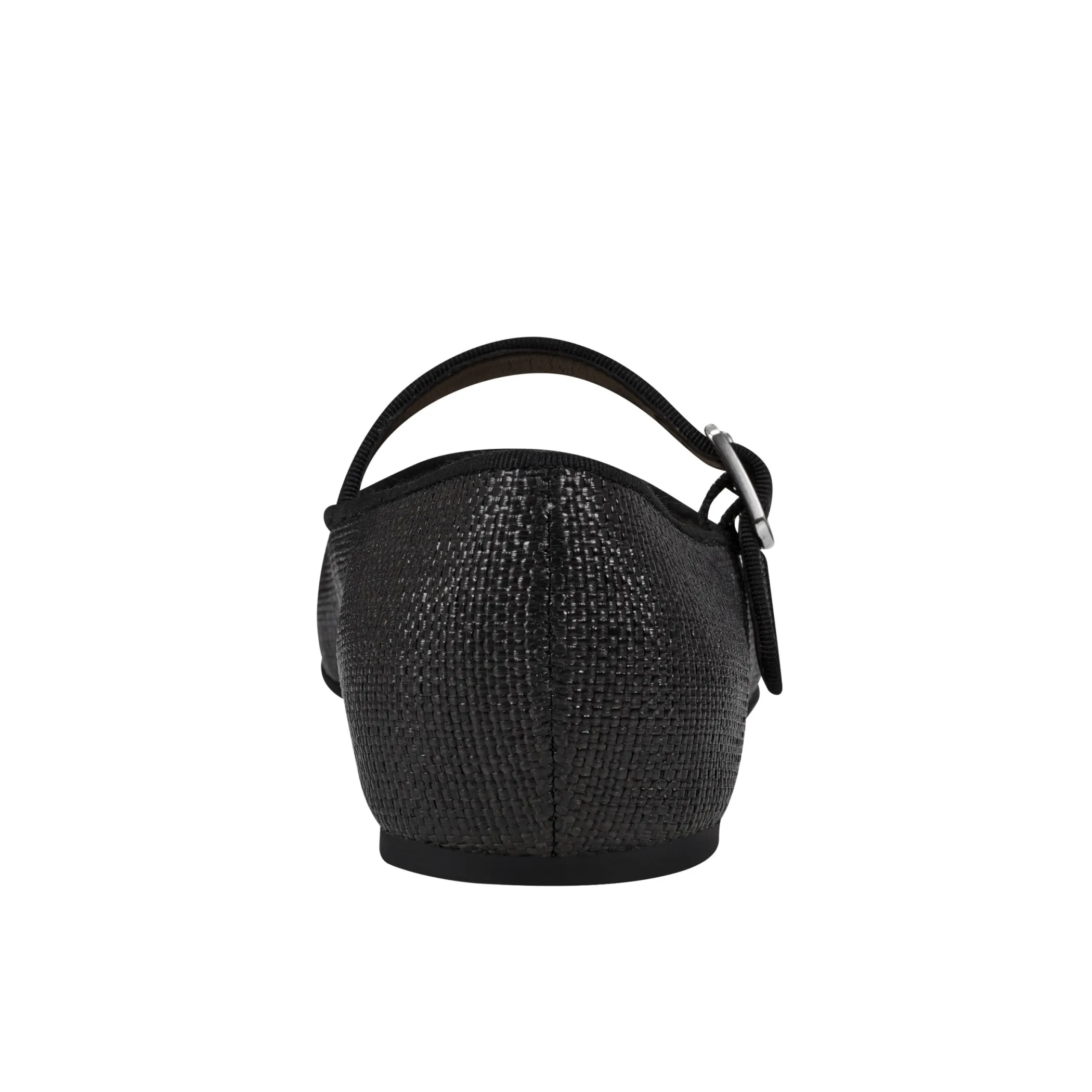 Clearance Marc Fisher Lailah Mary Jane Ballet Flat Black Raffia