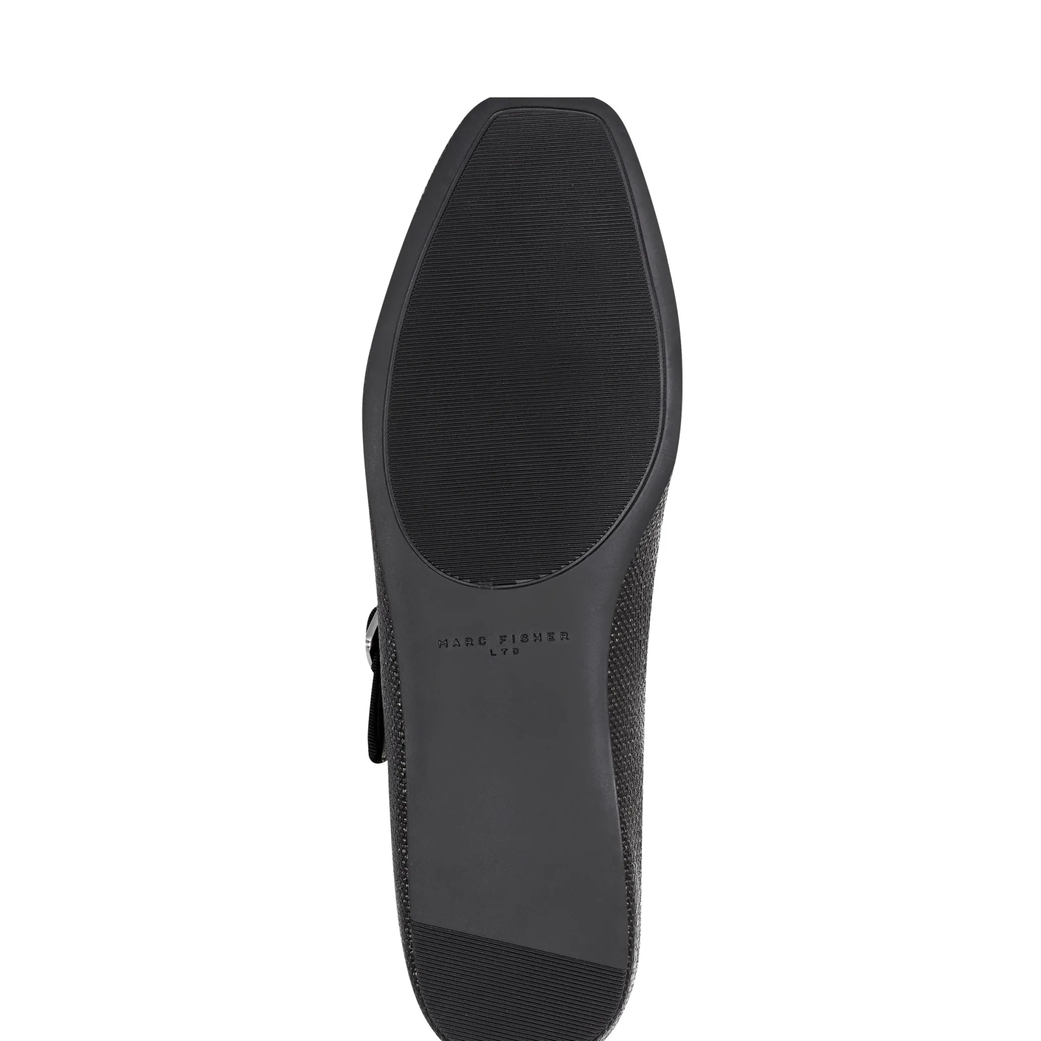 Clearance Marc Fisher Lailah Mary Jane Ballet Flat Black Raffia