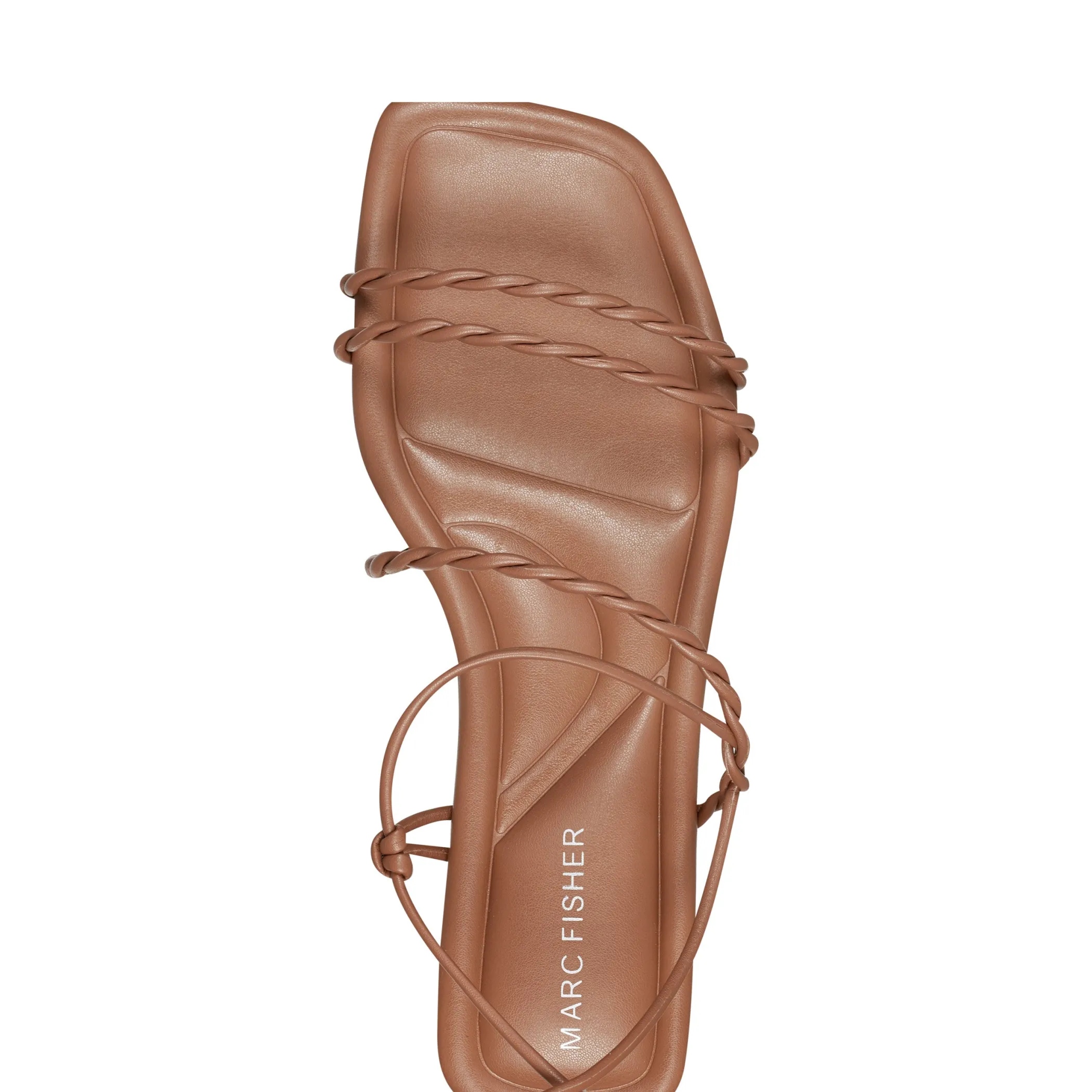 Outlet Marc Fisher Lakita Casual Sandal Dark Natural
