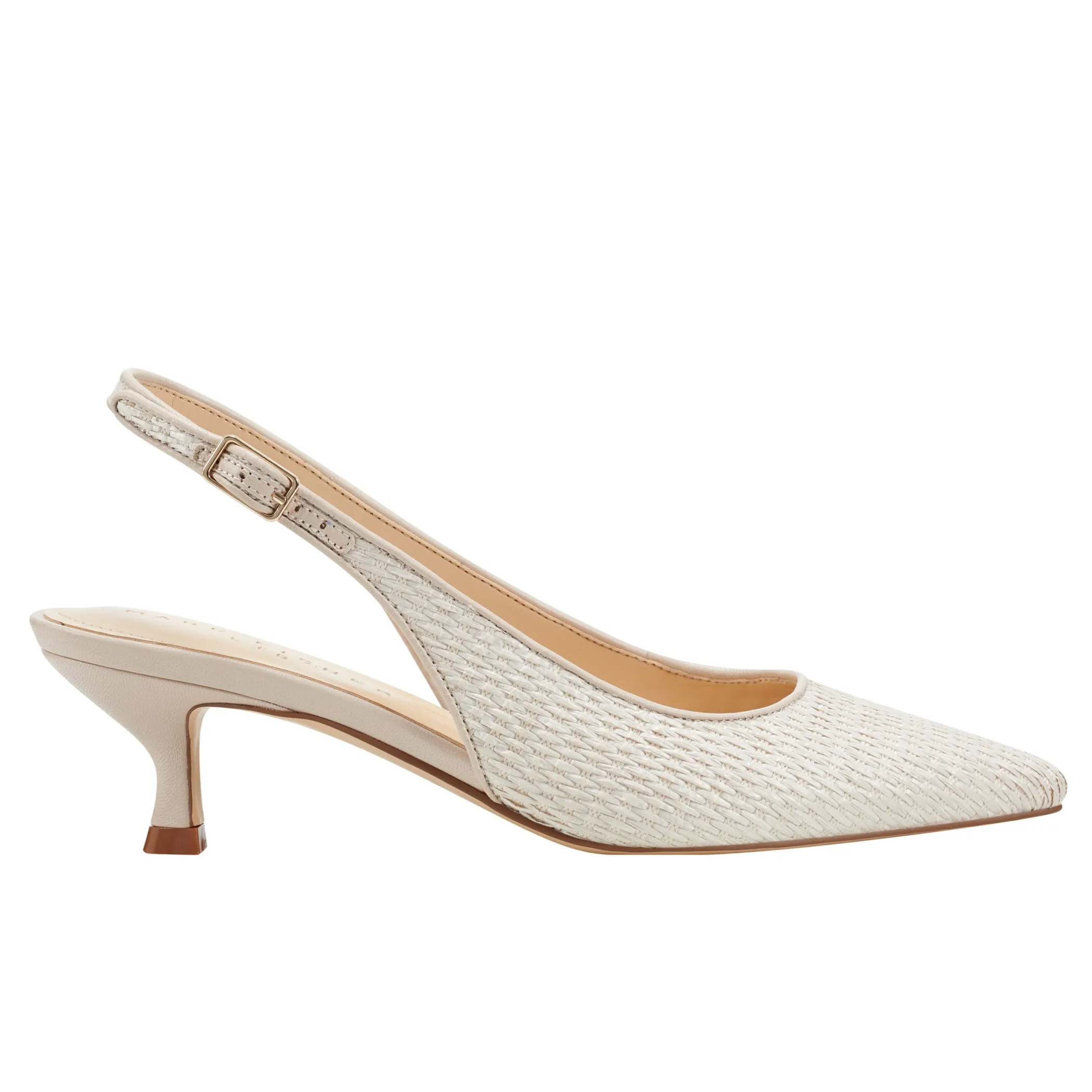 Cheap Marc Fisher Larysa Slingback Pump Light Natural