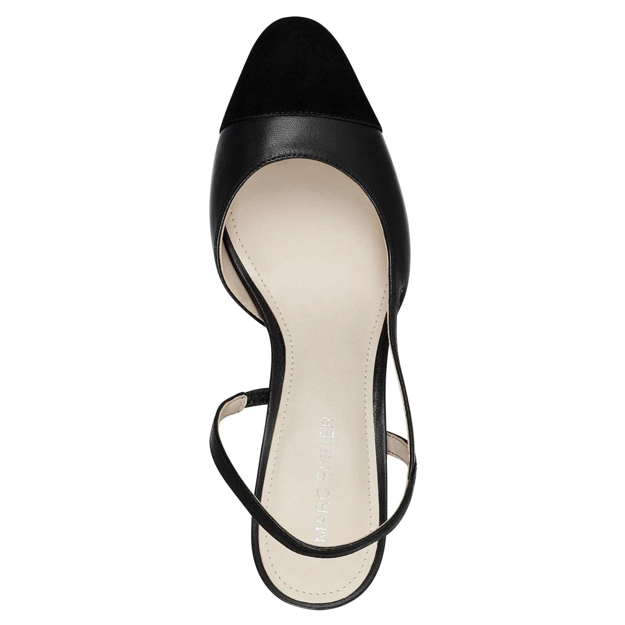 Cheap Marc Fisher Laynie Block Heel Pump Black