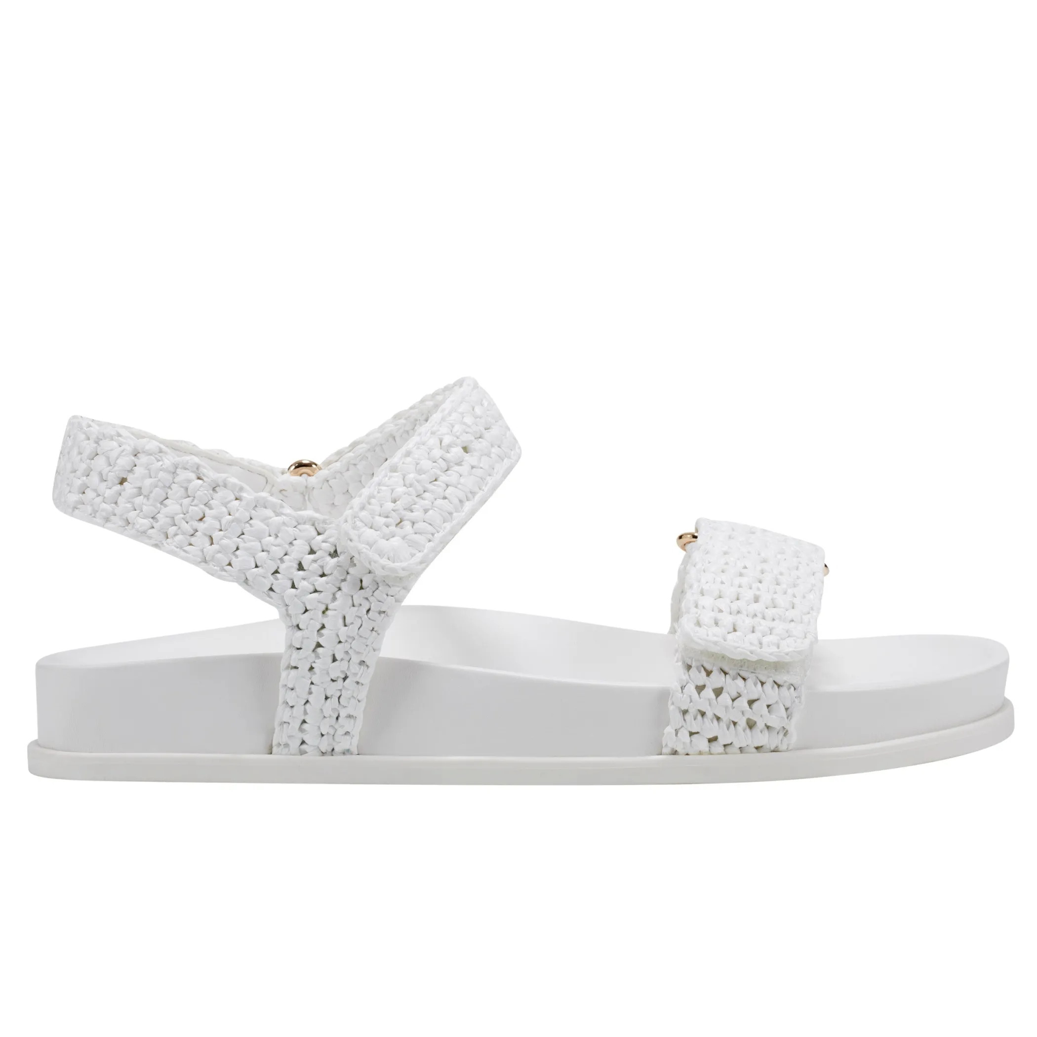 Hot Marc Fisher Lenore Footbed Sandal Chic Cream