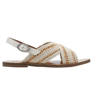 Best Sale Marc Fisher Lonnie Slingback Flat Sandal Ivory
