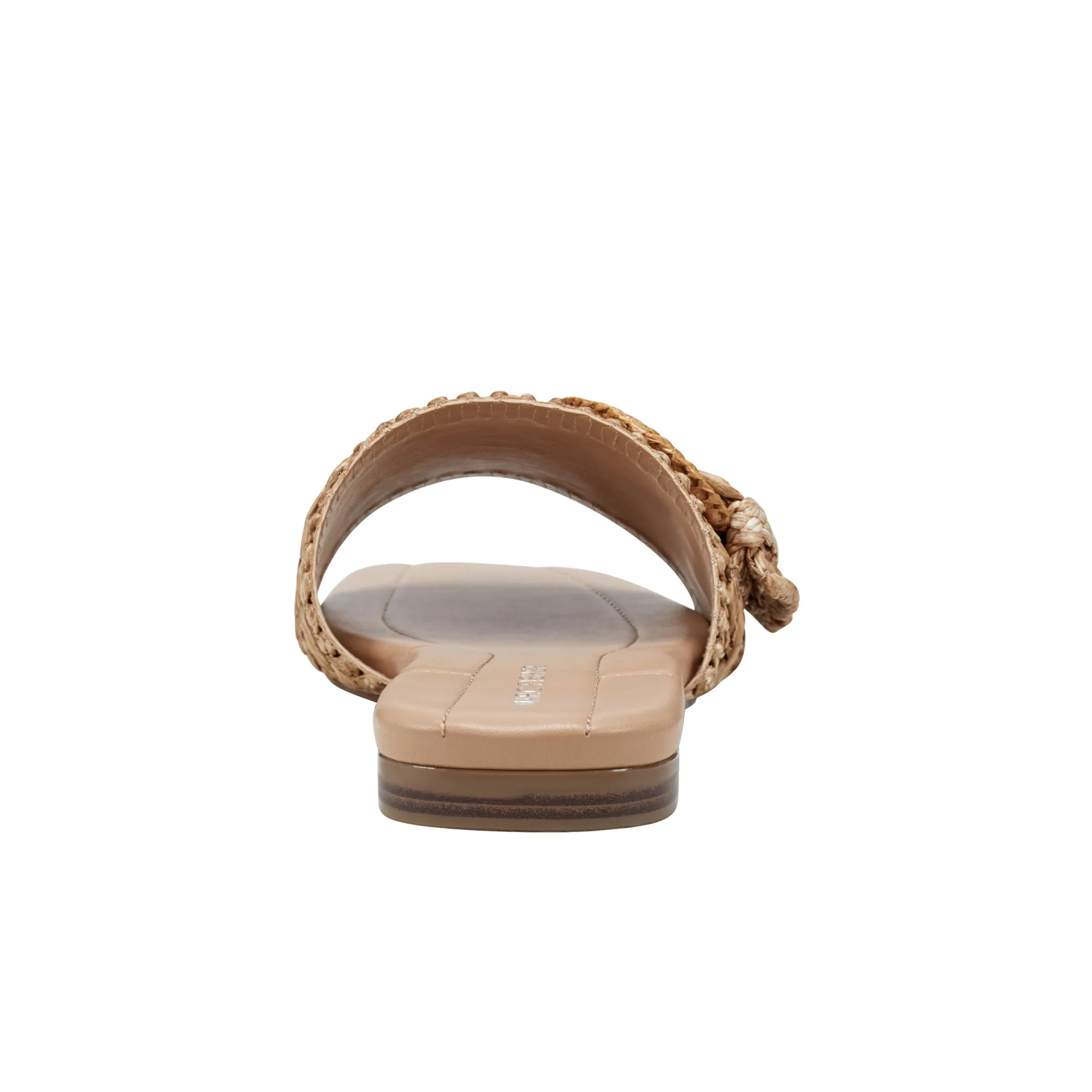 Cheap Marc Fisher Loree Flat Slide Sandal Brown