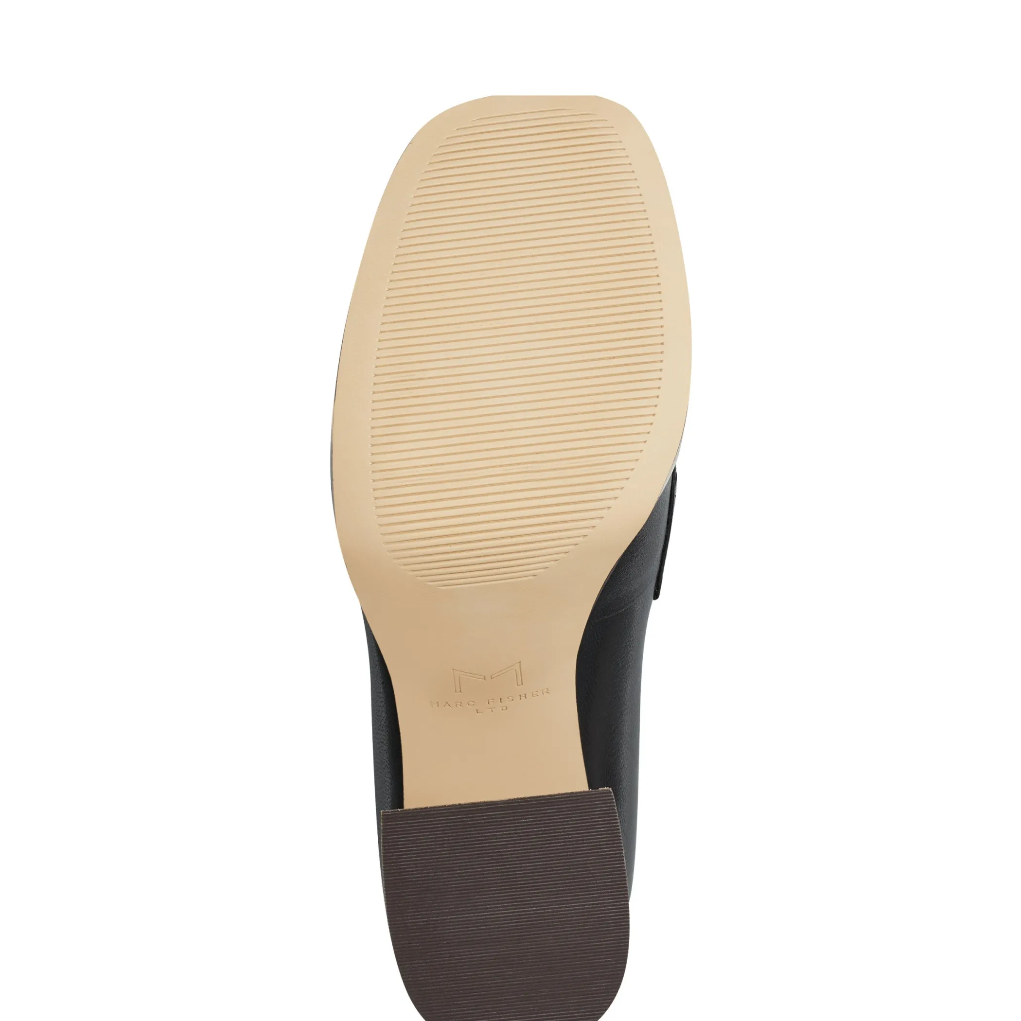Flash Sale Marc Fisher Machi Heeled Loafer Black Leather