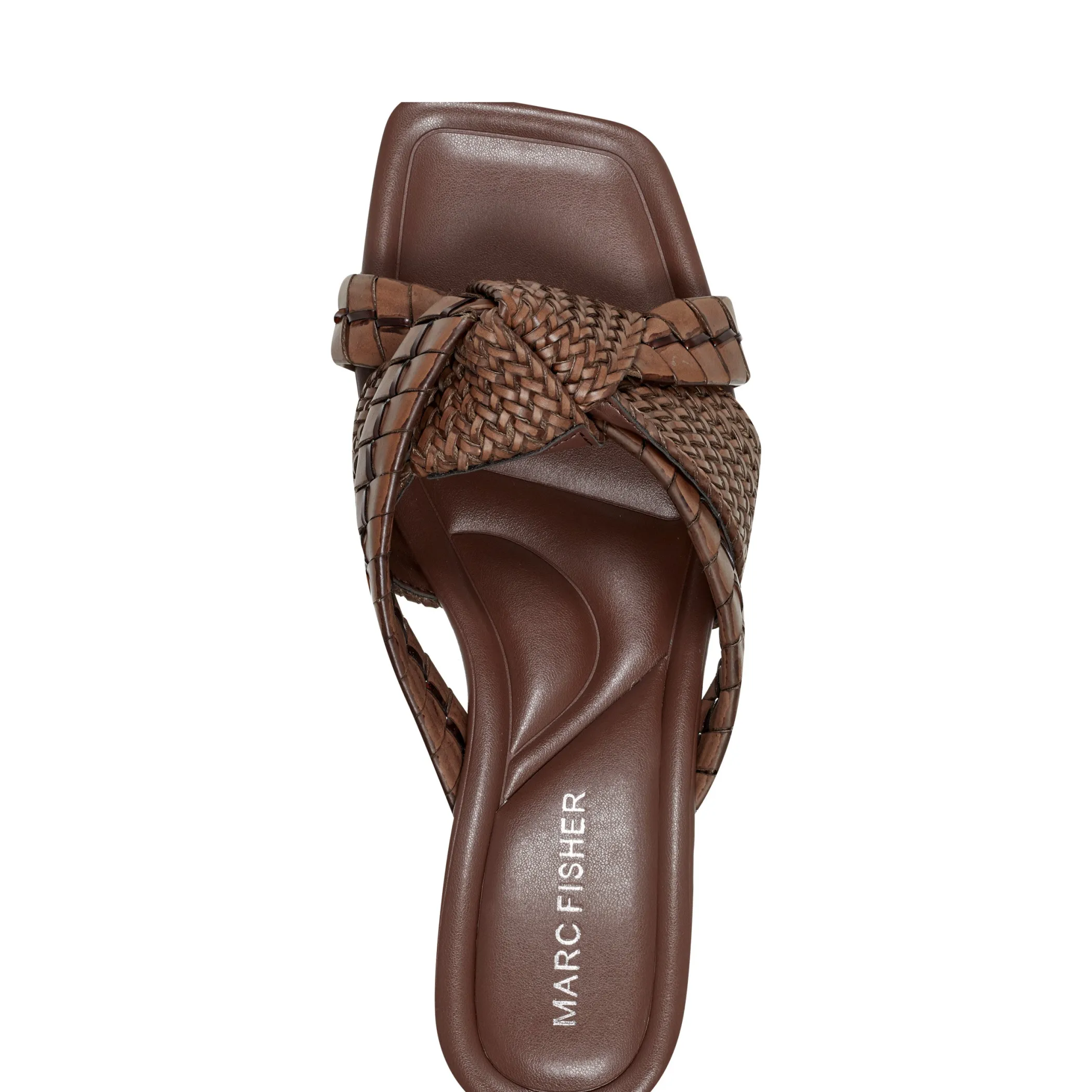 Best Marc Fisher Macki Block Heel Sandal Dark Brown