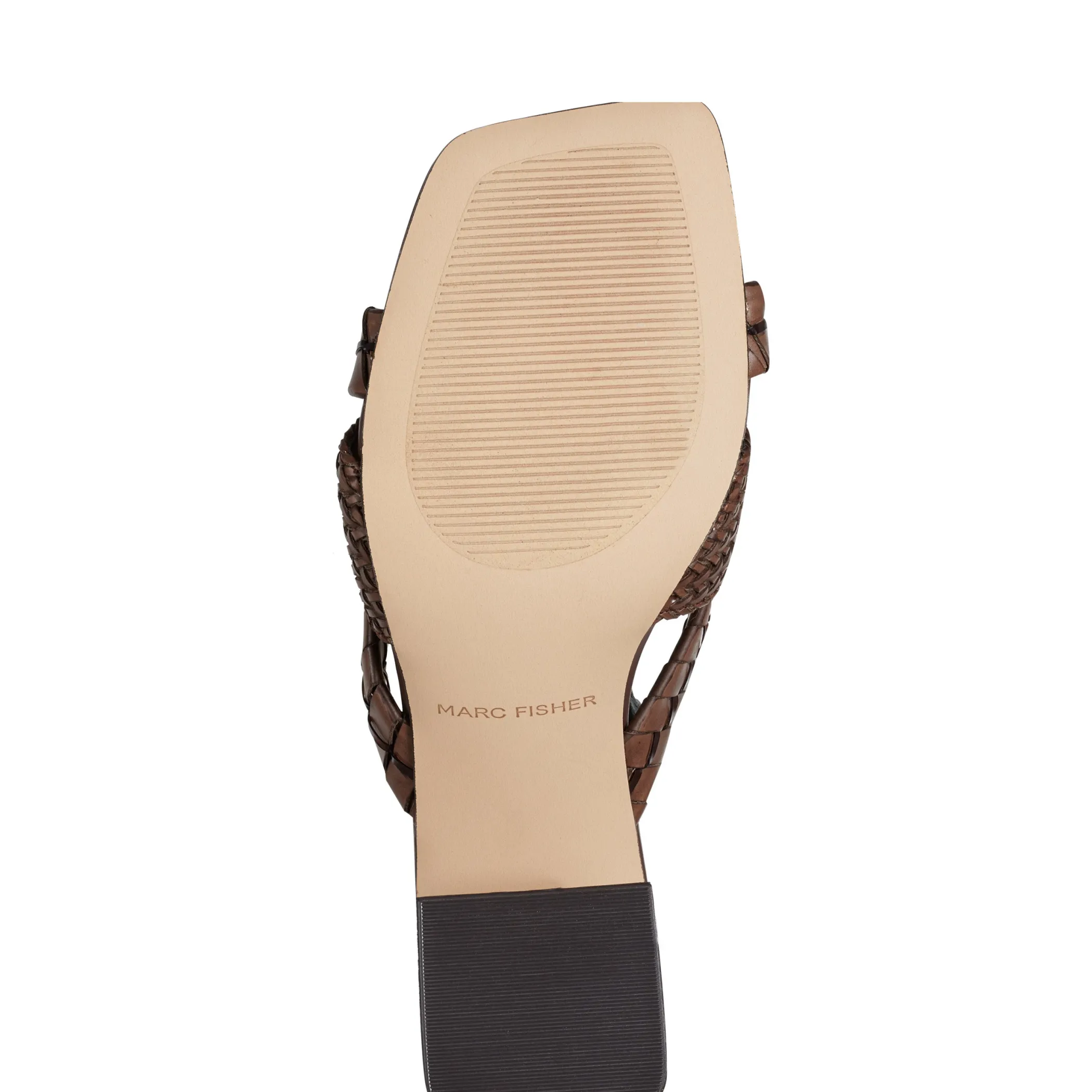 Best Marc Fisher Macki Block Heel Sandal Dark Brown