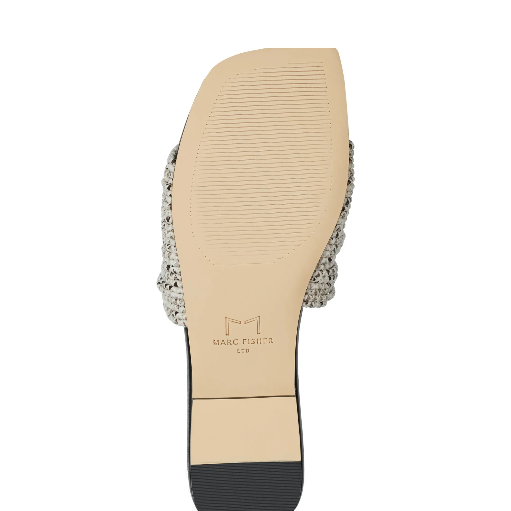 Discount Marc Fisher Maddie Flat Sandal Black Multi
