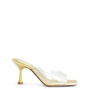 Online Marc Fisher Marcelo Heeled Slide Clear