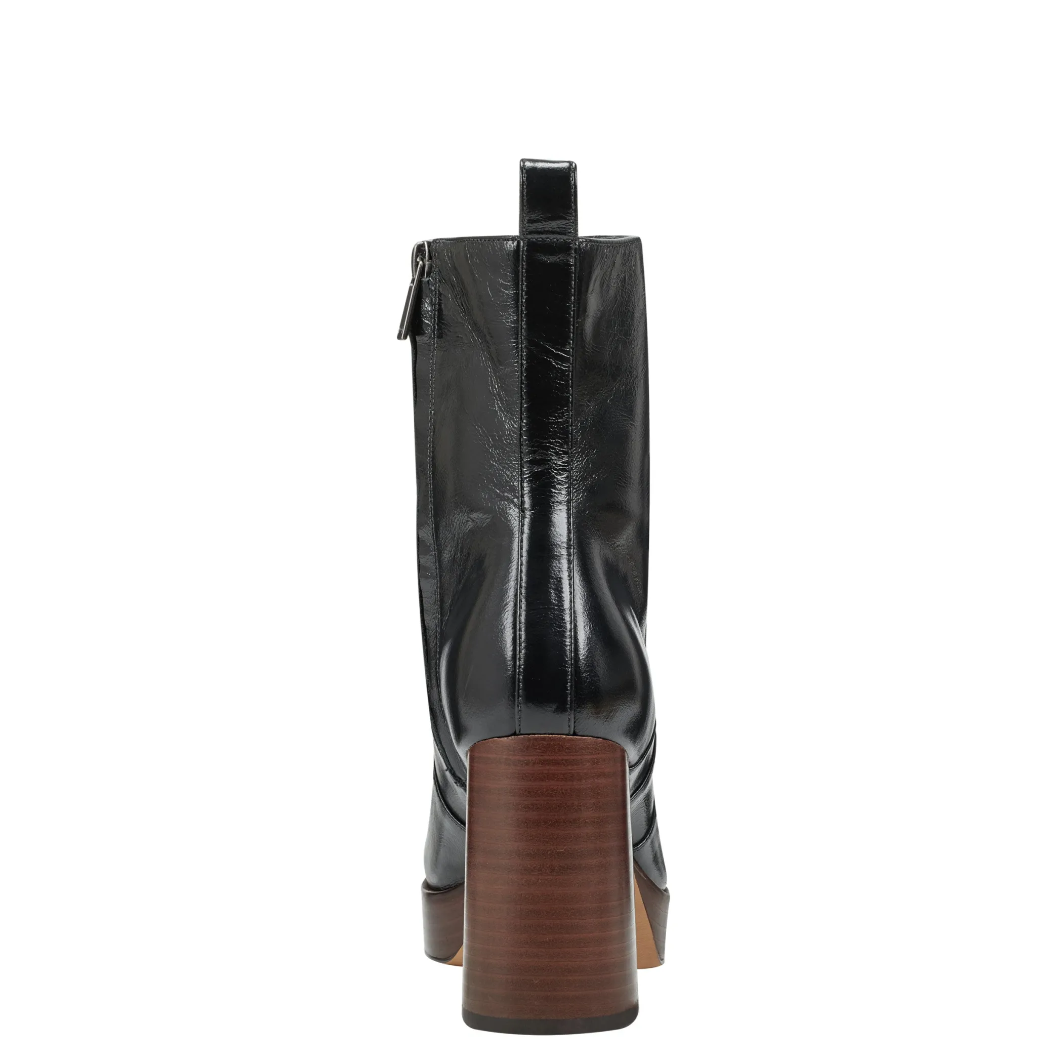 Hot Marc Fisher Marra Block Heel Bootie Black Leather