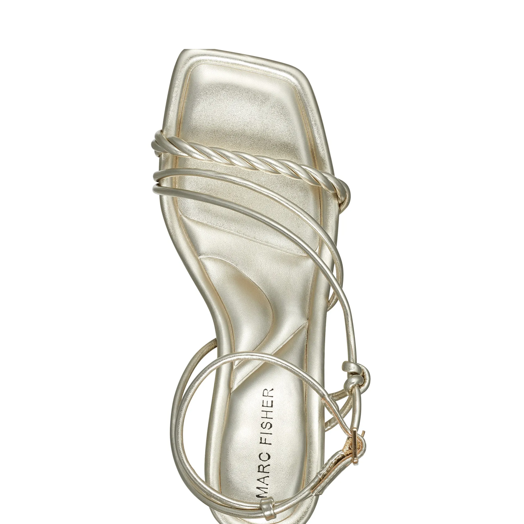 Flash Sale Marc Fisher Meggiane Block Heel Sandal Platino