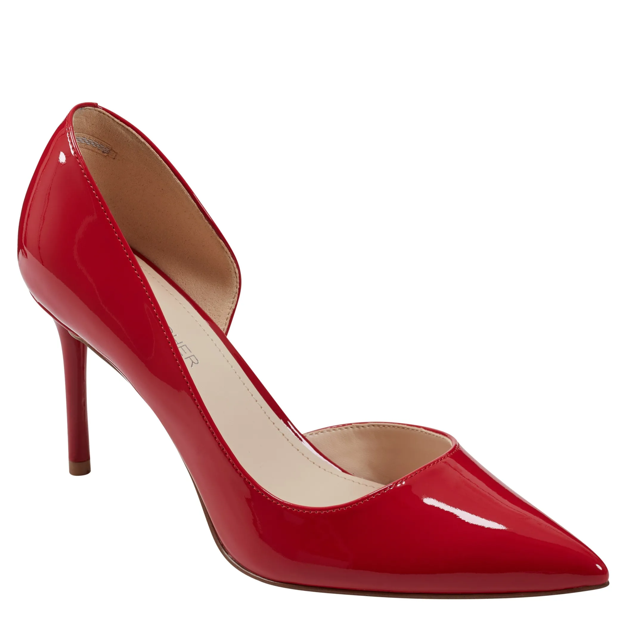 Cheap Marc Fisher Meryl D'Orsay Pump Medium Red