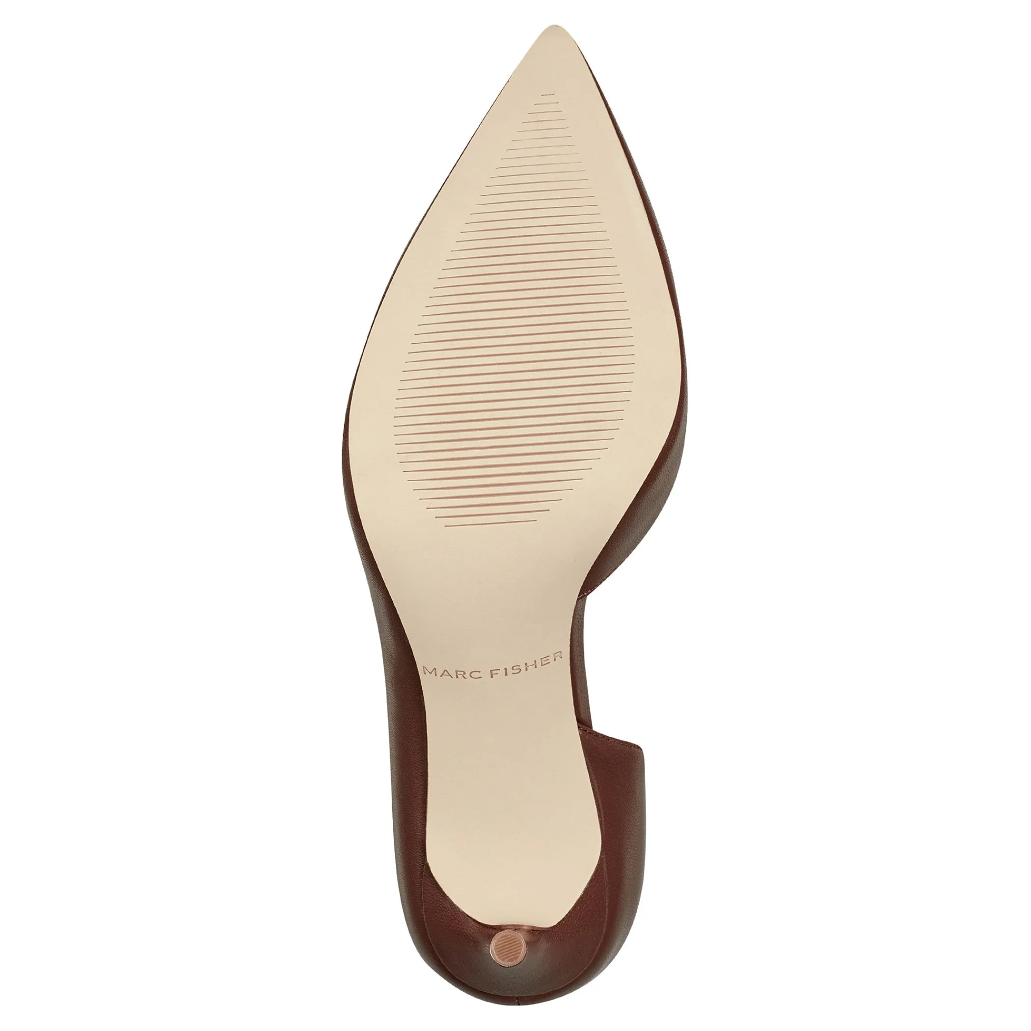 Clearance Marc Fisher Meryl D'Orsay Pump Medium Brown Leather