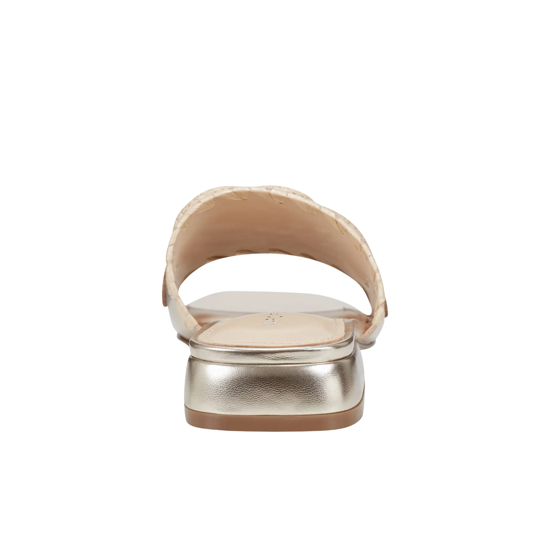 Cheap Marc Fisher Myami Slide Sandal Platino