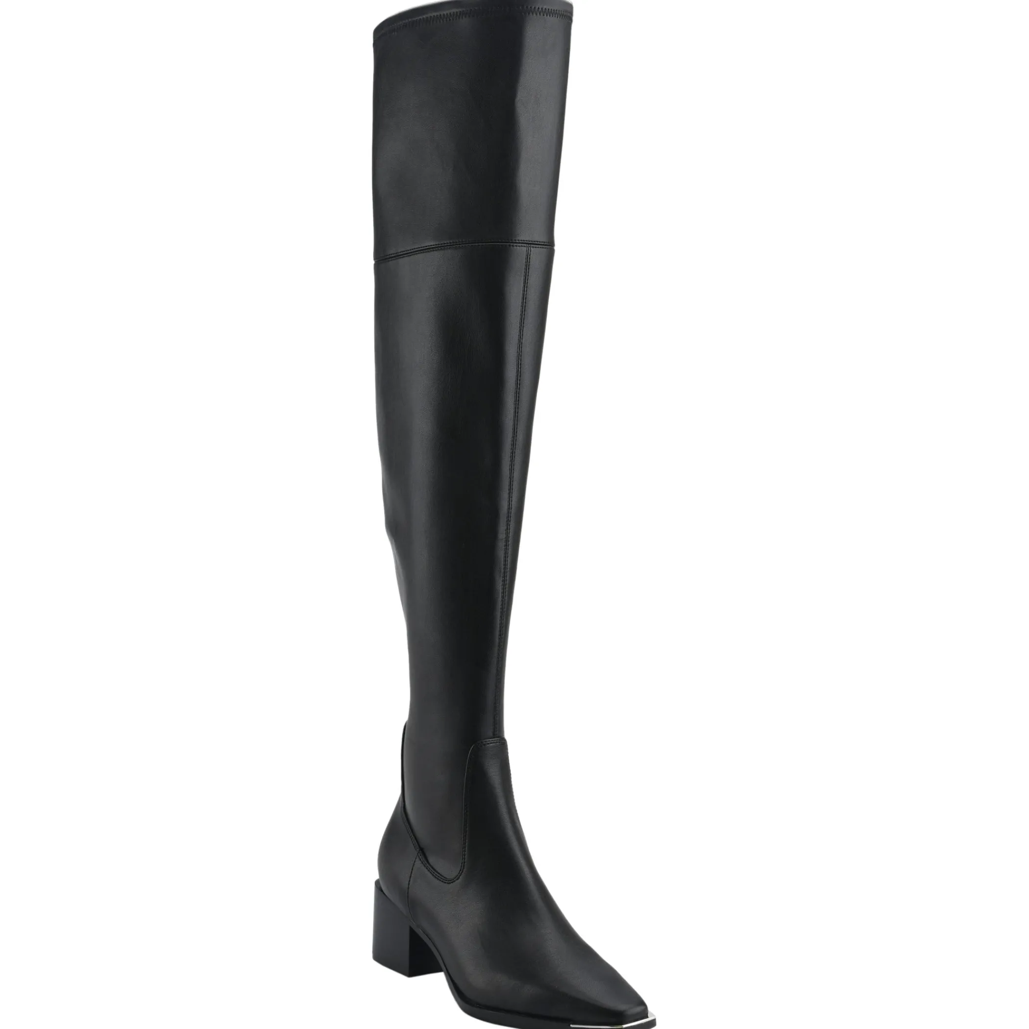Clearance Marc Fisher Noemi Over the Knee Boot Black Leather