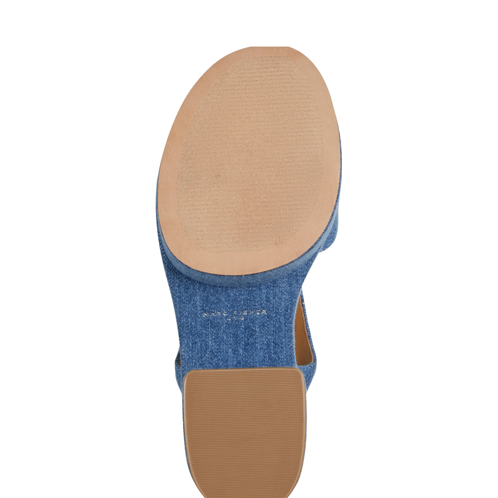 Shop Marc Fisher Normi Platform Sandal Denim