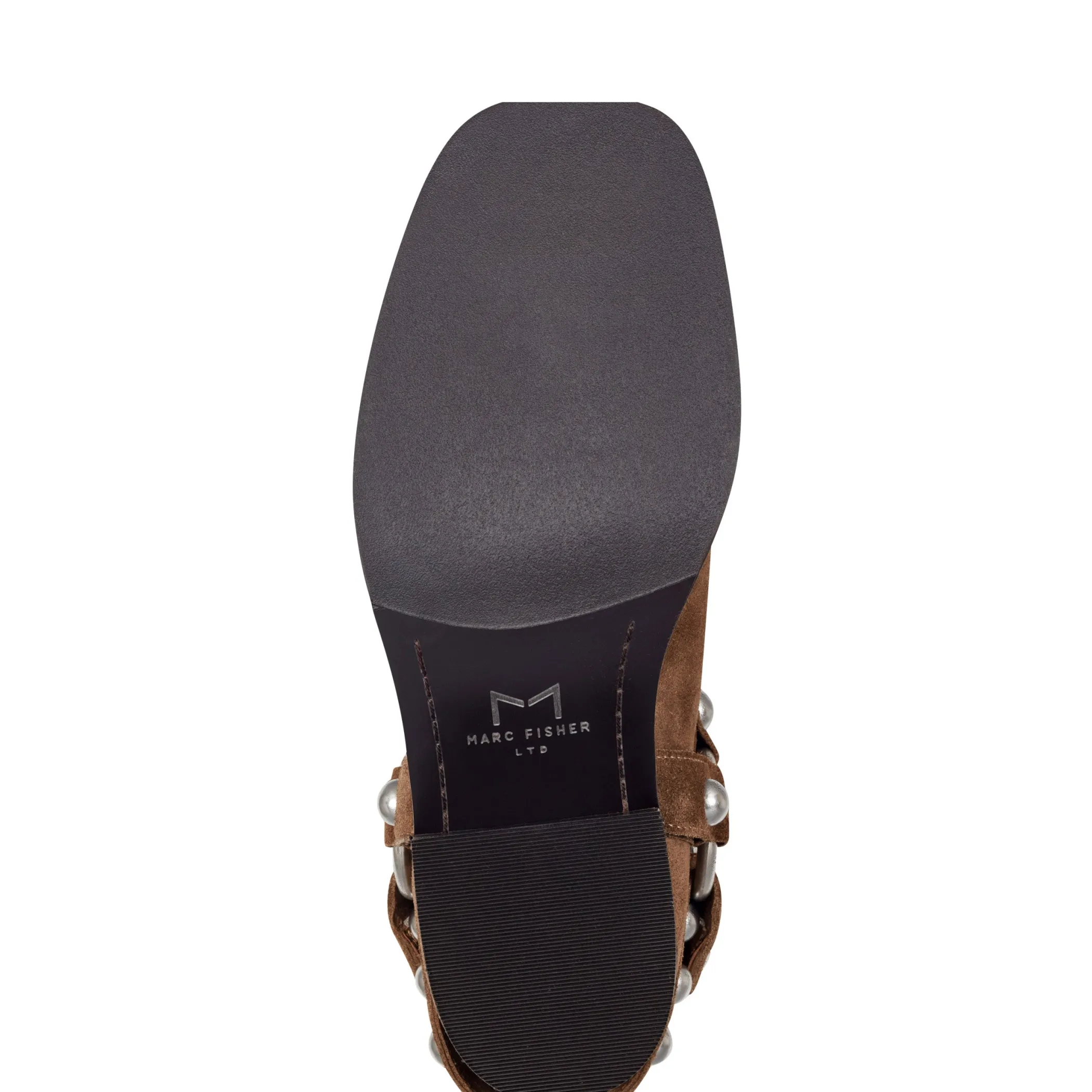 Cheap Marc Fisher Ofida Block Heel Harness Boot Dark Natural