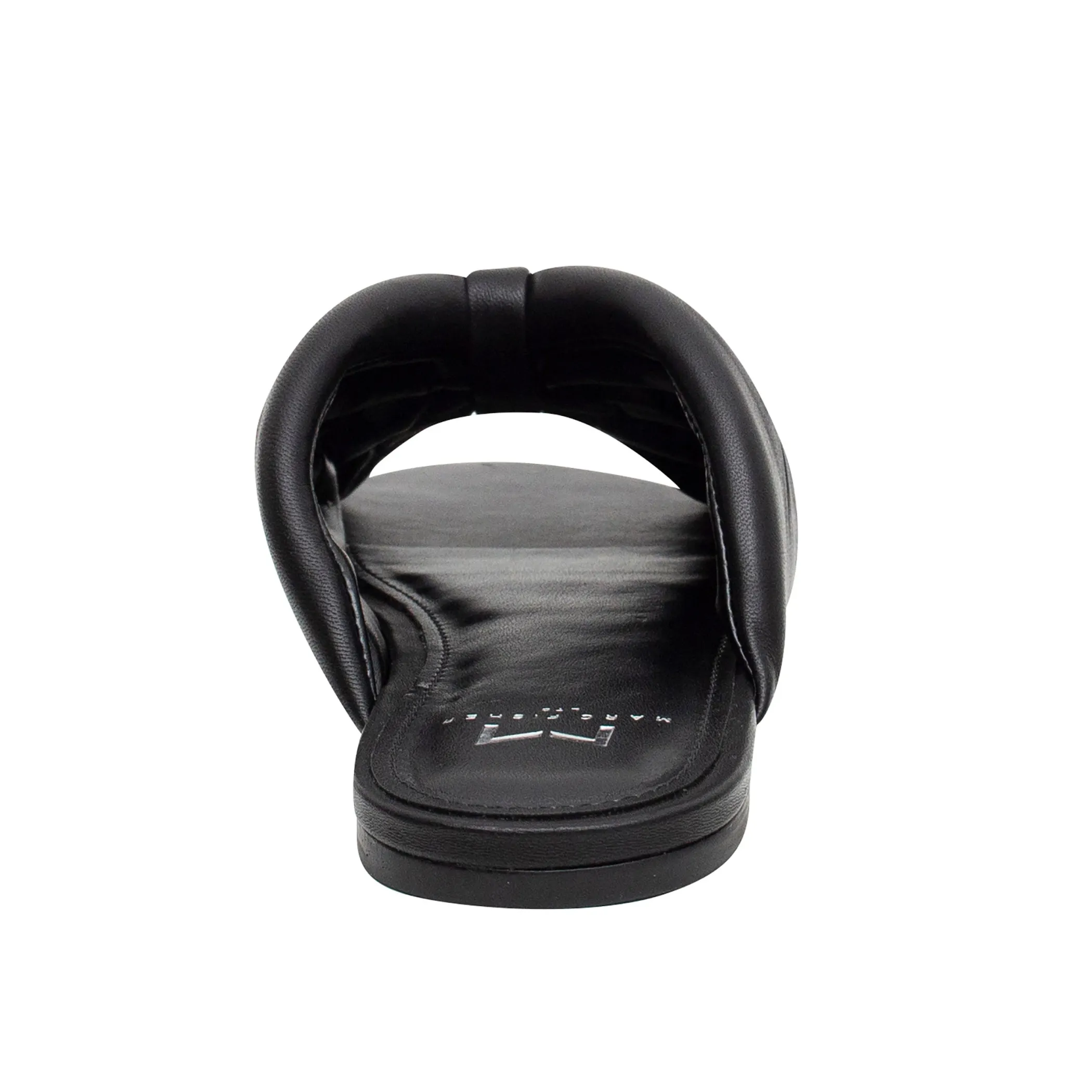 Cheap Marc Fisher Olita Flat Slide Sandal Black