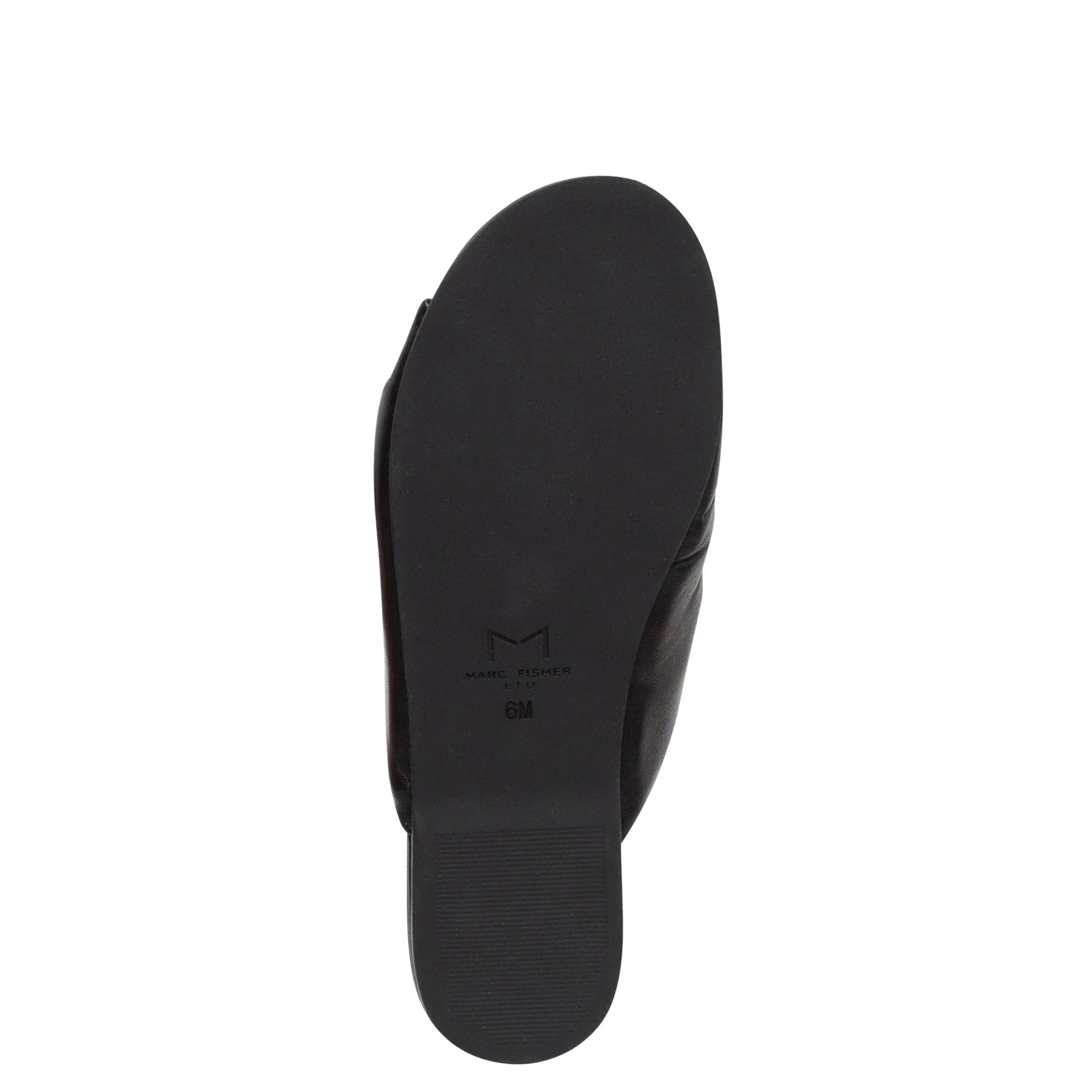 Cheap Marc Fisher Olita Flat Slide Sandal Black