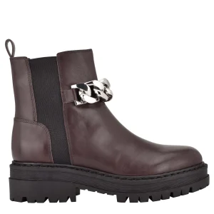 Best Marc Fisher Parrie Lugsole Bootie Burgundy Leather