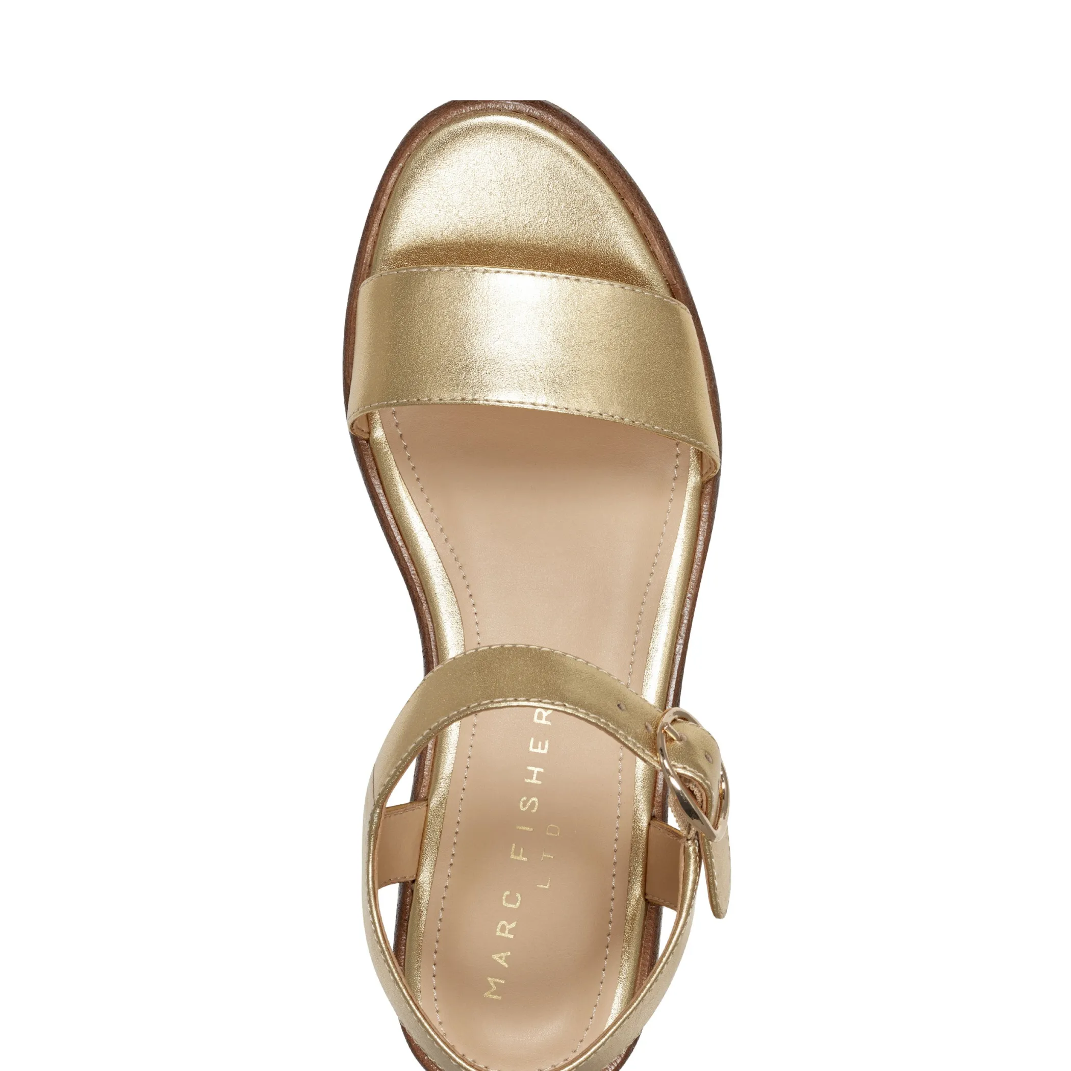Outlet Marc Fisher Quessa Platform Sandal Platino
