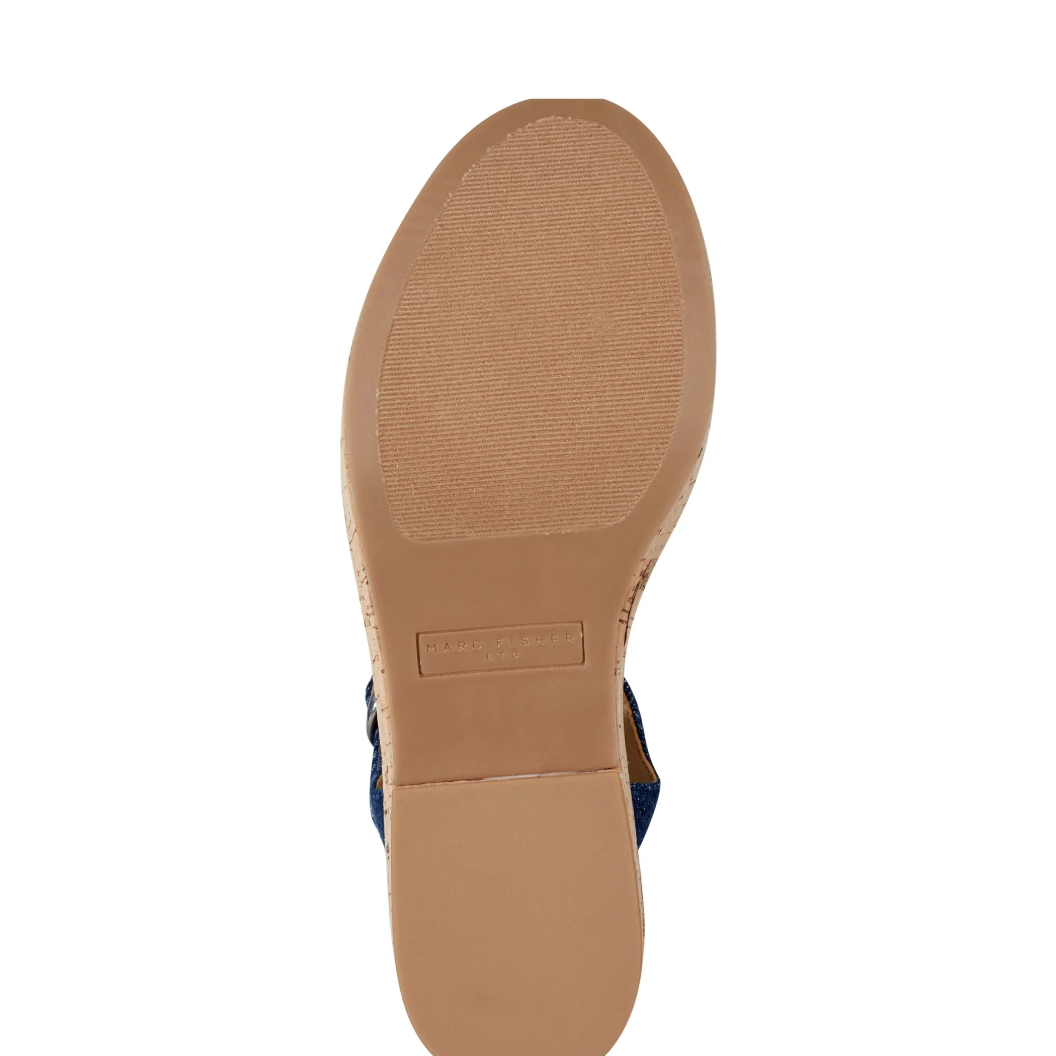 Sale Marc Fisher Quessa Platform Sandal Denim