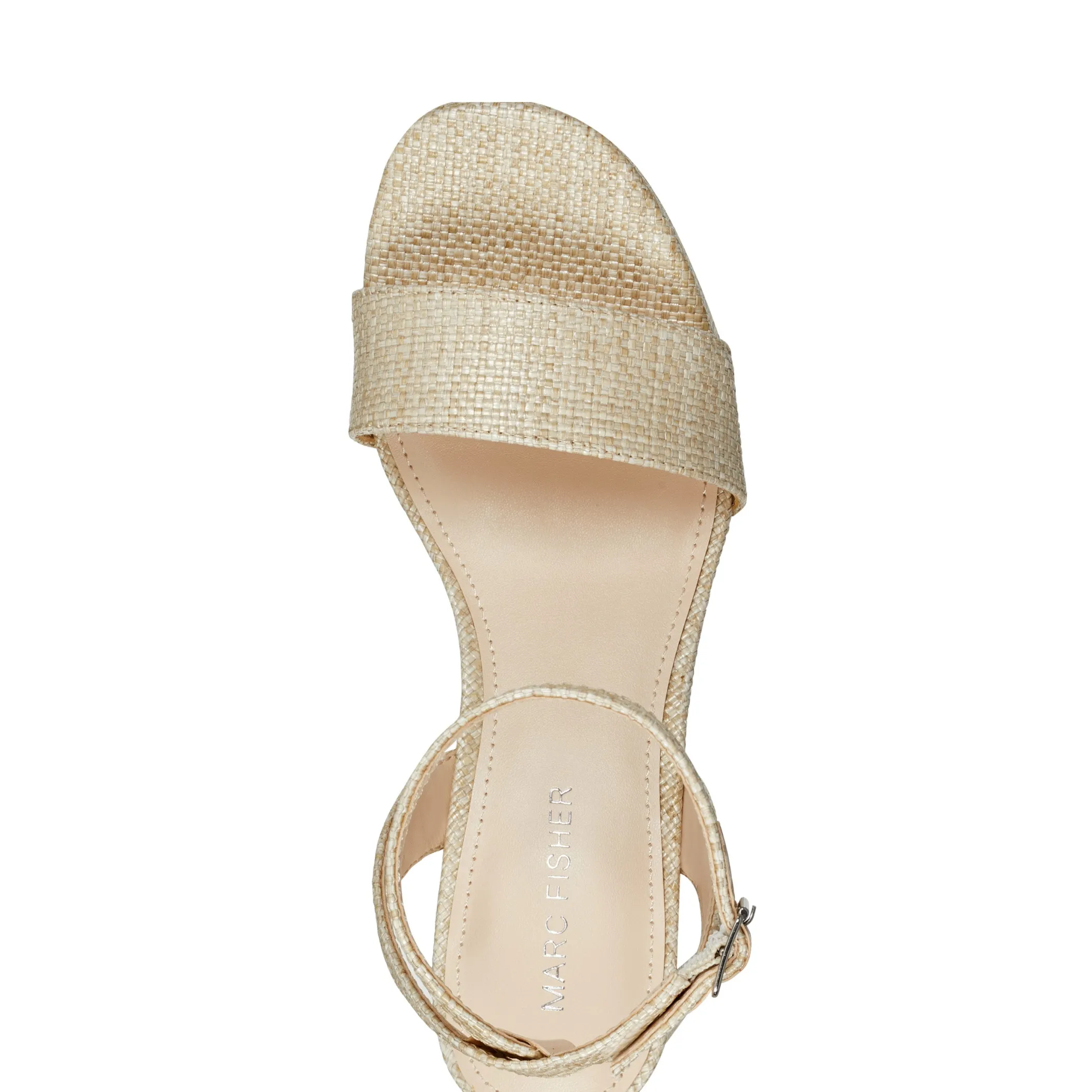 Cheap Marc Fisher Sadel Platform Sandal Natural