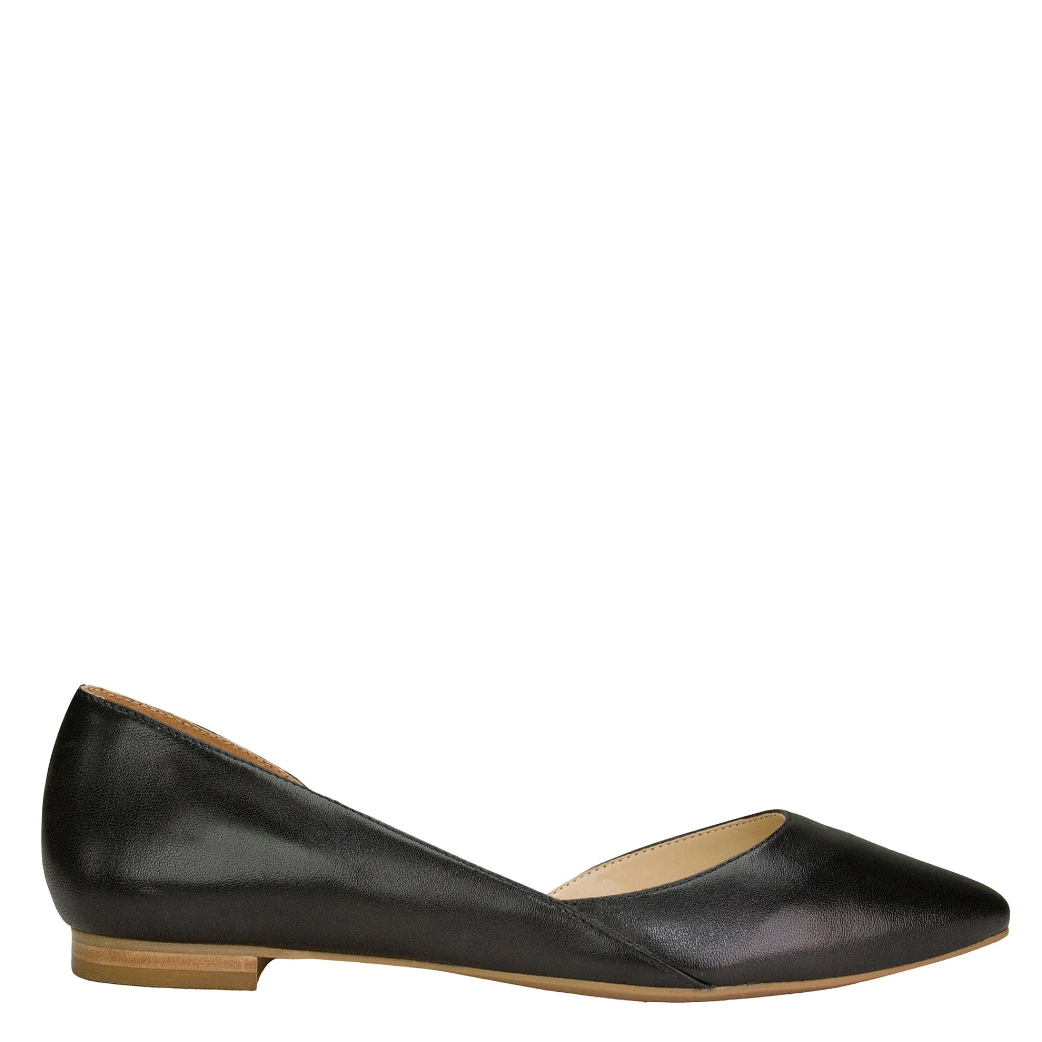 Best Marc Fisher Sunny D'Orsay Flat Black Leather