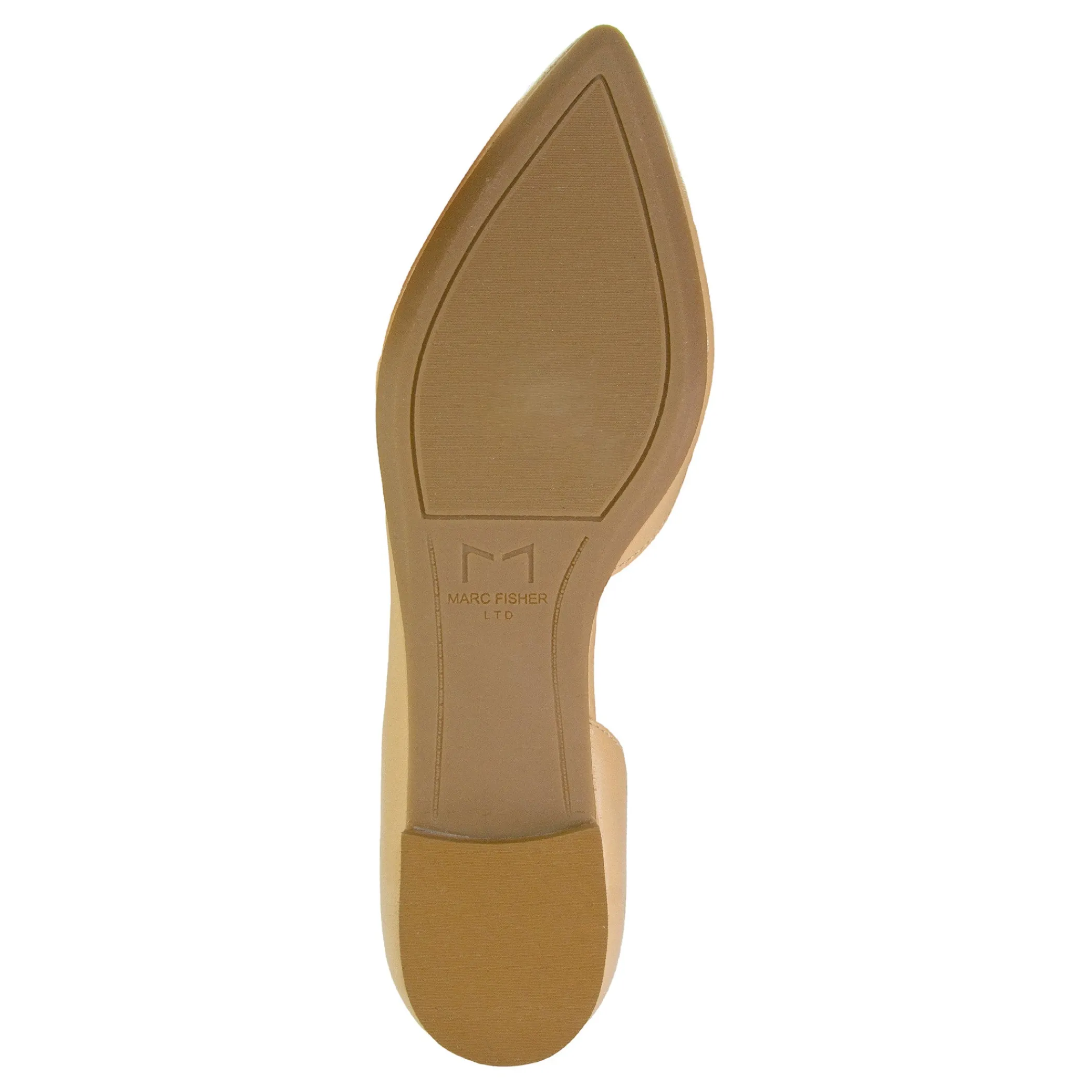 Discount Marc Fisher Sunny D'Orsay Flat Light Sand Leather