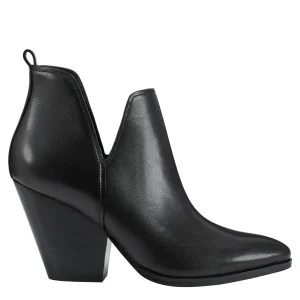 Best Sale Marc Fisher Tanilla Heeled Bootie Black Leather