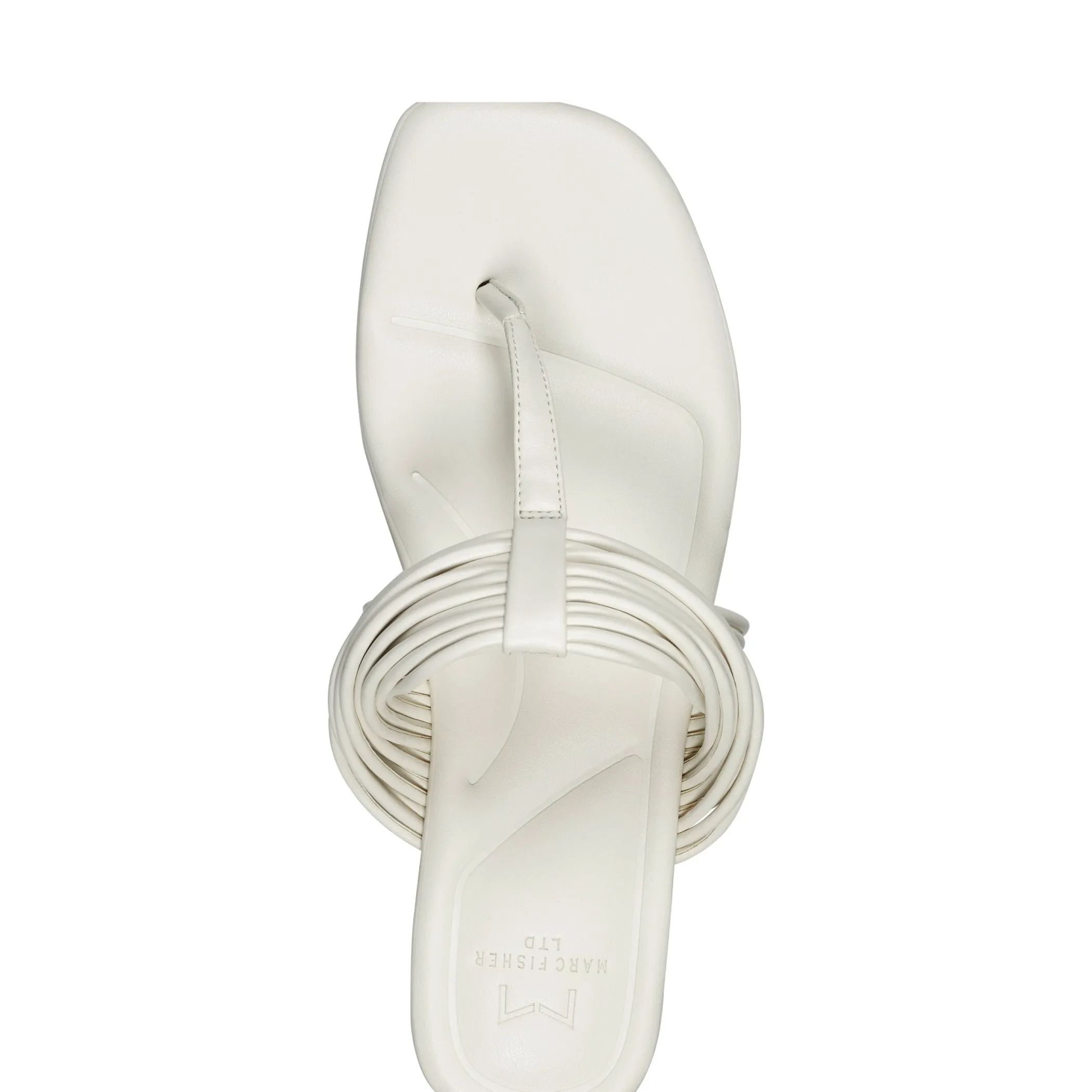 Outlet Marc Fisher Tanya Flat Sandal Ivory