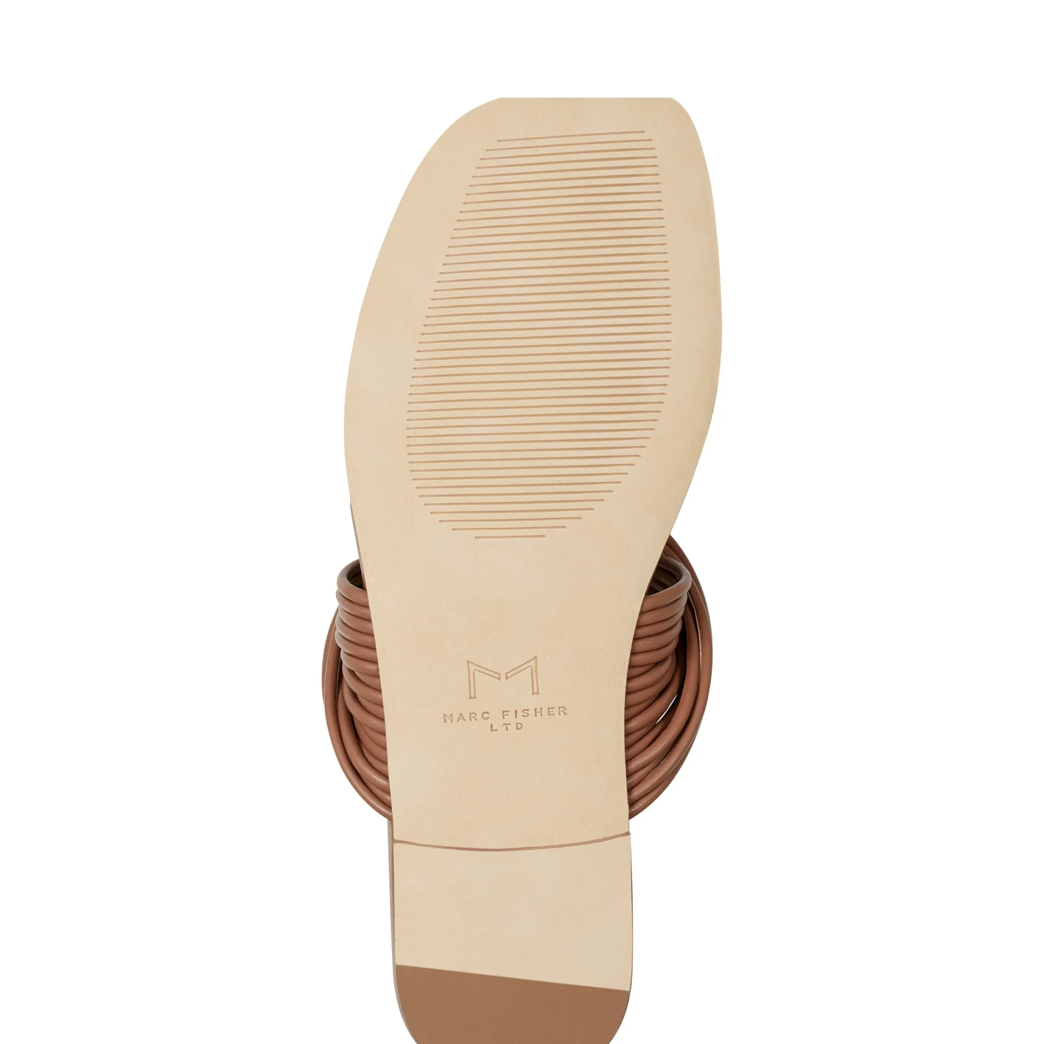 Clearance Marc Fisher Tanya Flat Sandal Natural