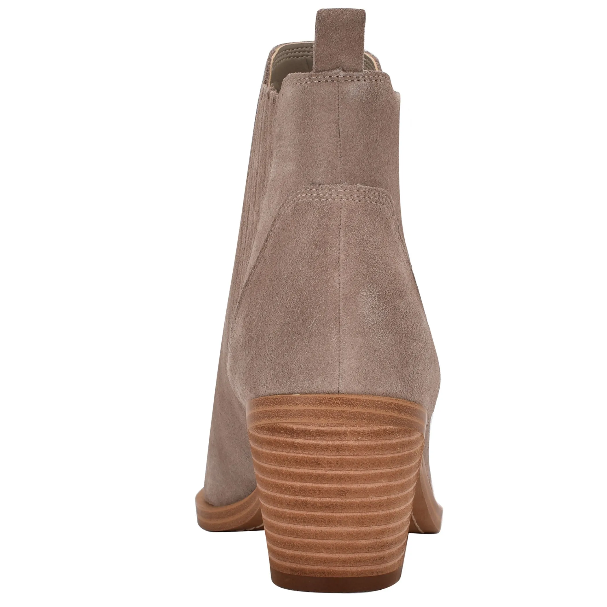 Best Marc Fisher Teona Pointy Toe Chelsea Bootie Taupe Suede