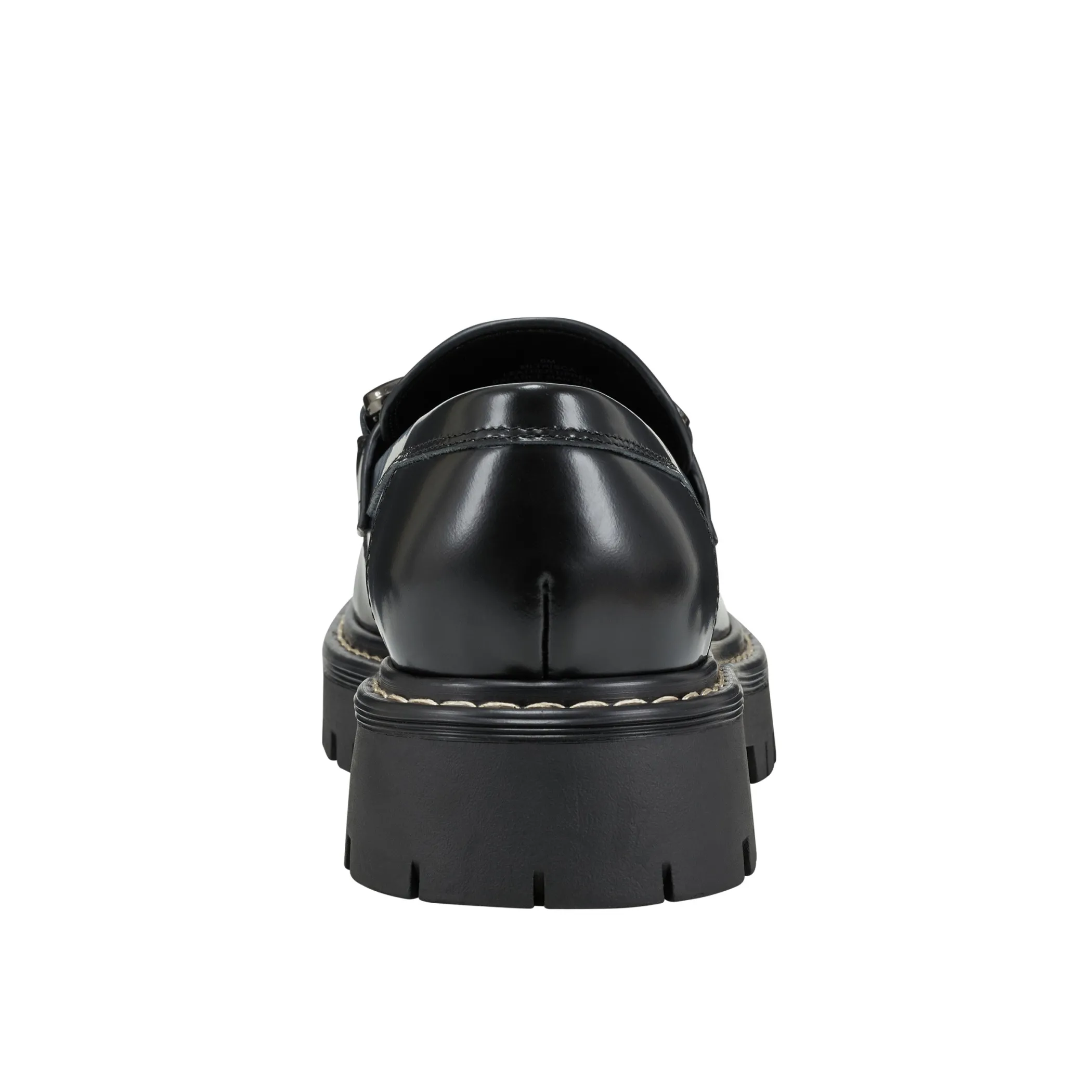 Best Marc Fisher Trisca Lug Sole Chain Loafer Black