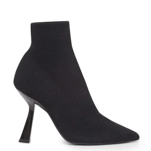 Discount Marc Fisher Umair Heeled Bootie Black Knit