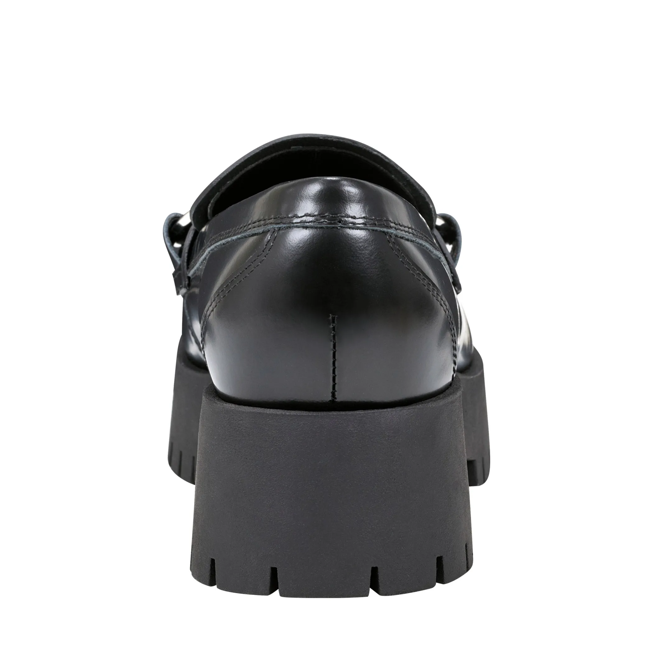 New Marc Fisher Wilmer Slip-on Lug Sole Loafer Black