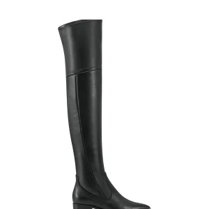 Best Marc Fisher Yaki Pointy Toe Over The Knee Boot Black Leather