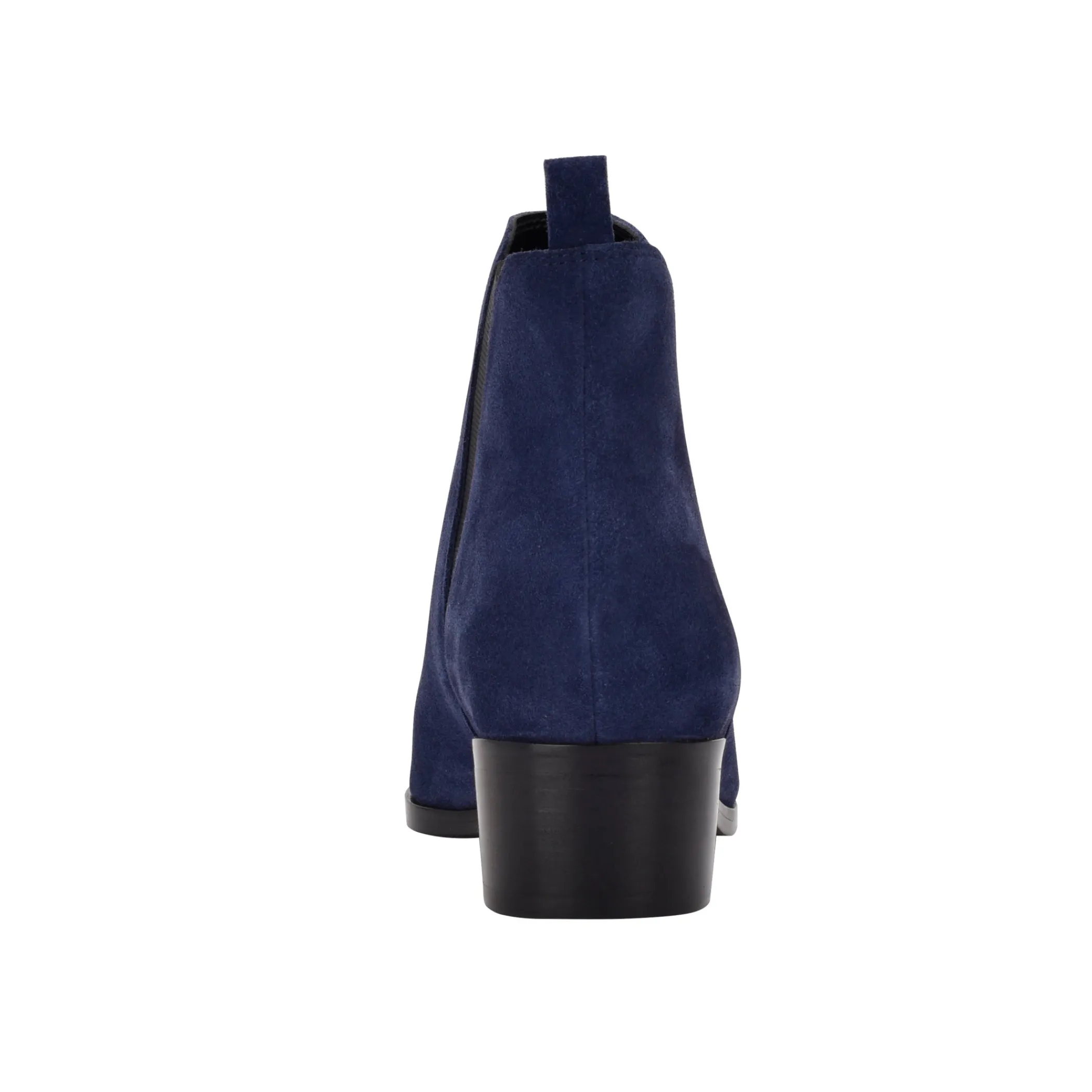 New Marc Fisher Yale Pointy Toe Chelsea Bootie Indigo Suede