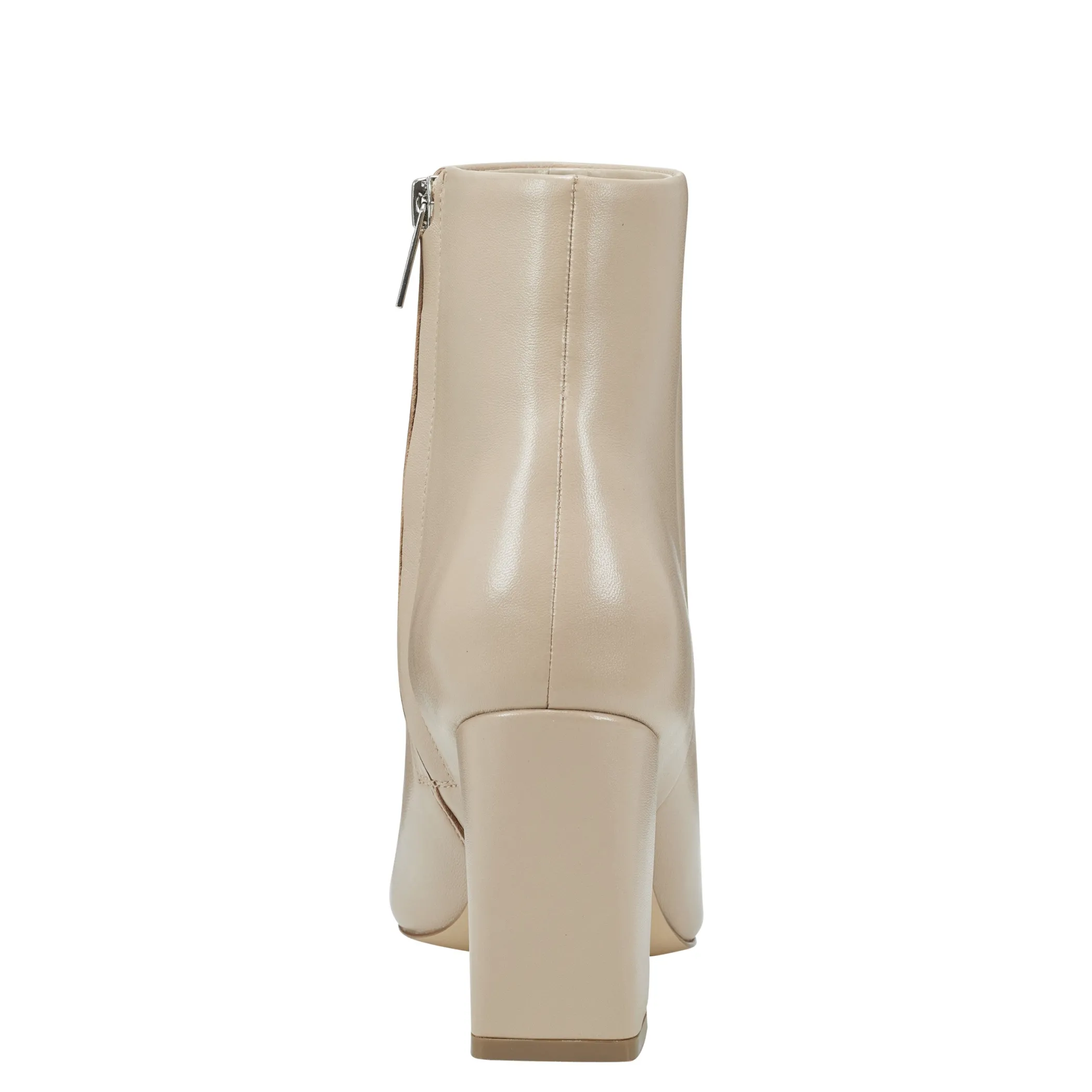 Outlet Marc Fisher Yanara Heeled Bootie Natural Leather