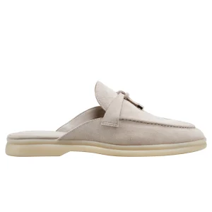 Cheap Marc Fisher Yarila Loafer Mule Taupe Suede