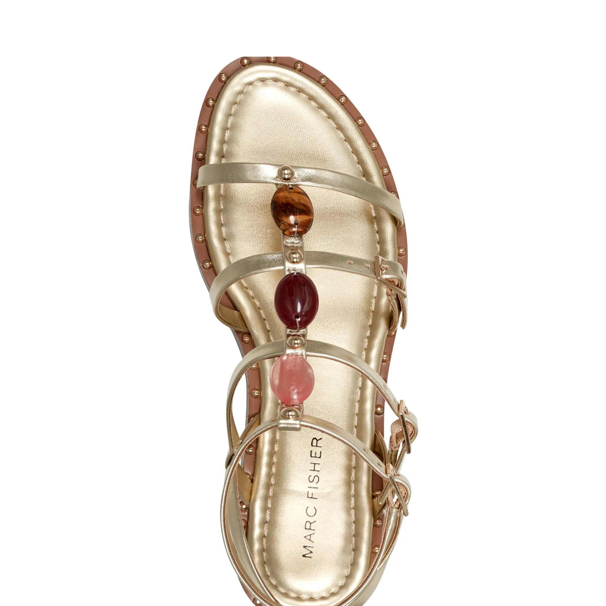 Clearance Marc Fisher Yessah Gladiator Sandal Platino